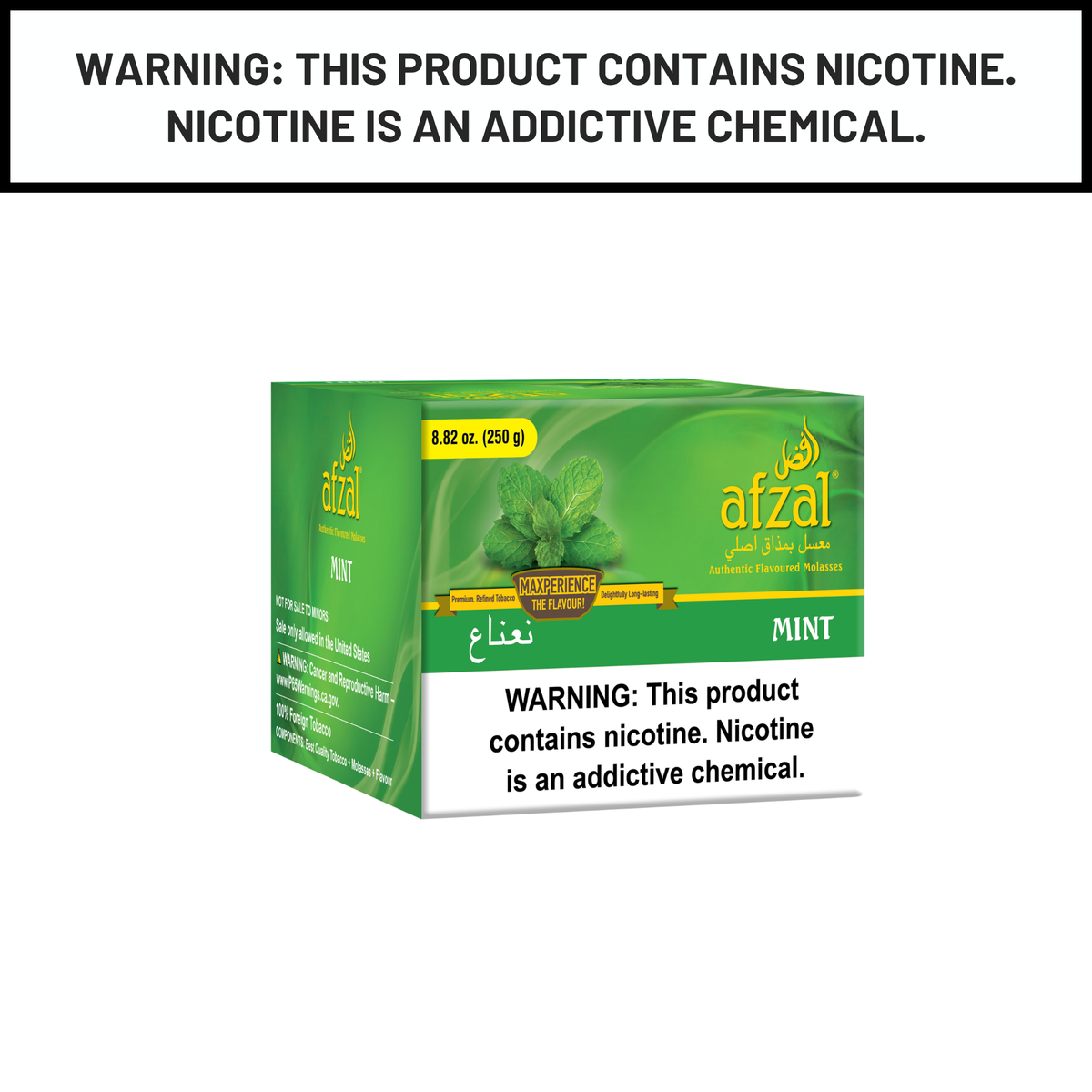 Afzal Hookah Tobacco Mint 250g