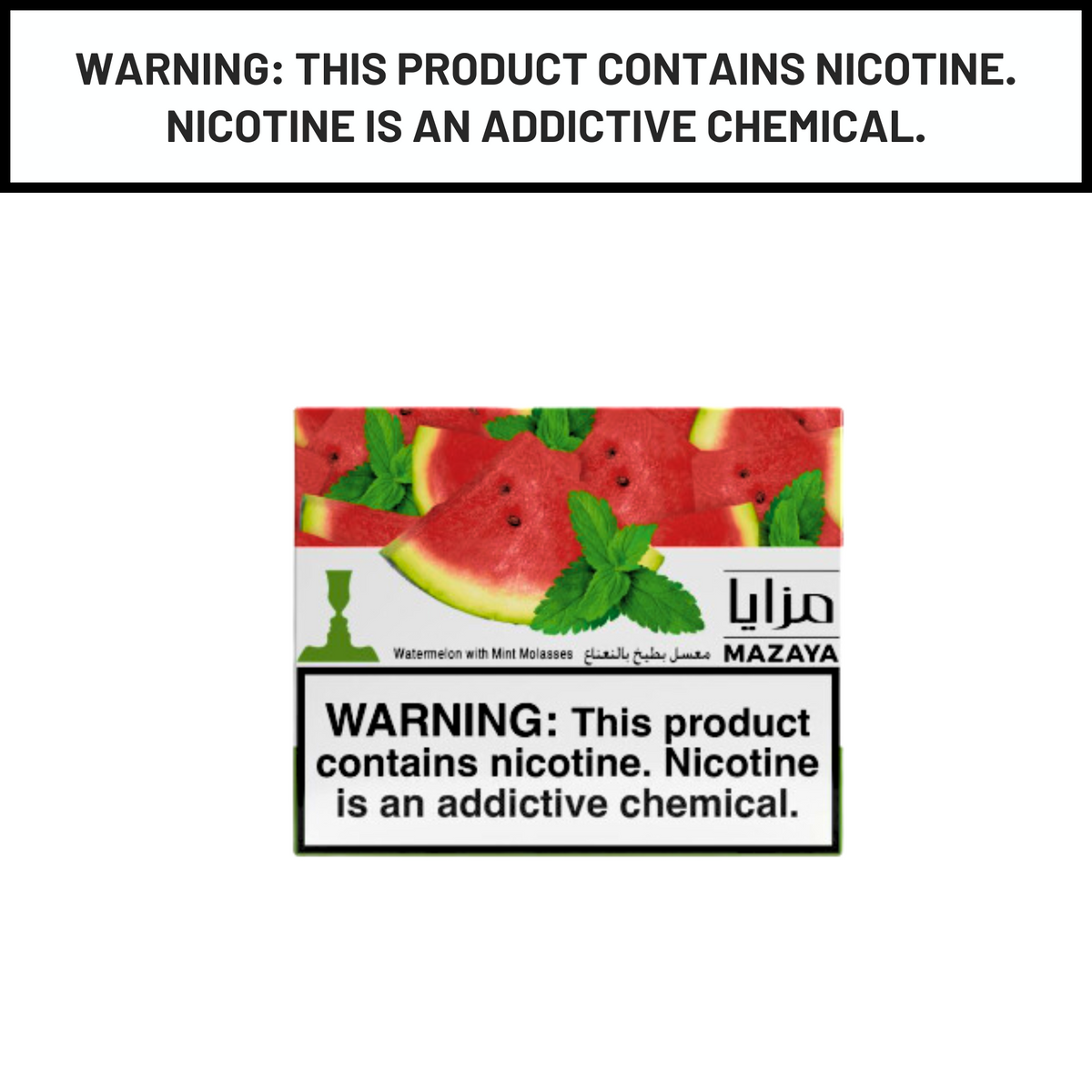 Mazaya Hookah Tobacco Watermelon Mint 1Kg