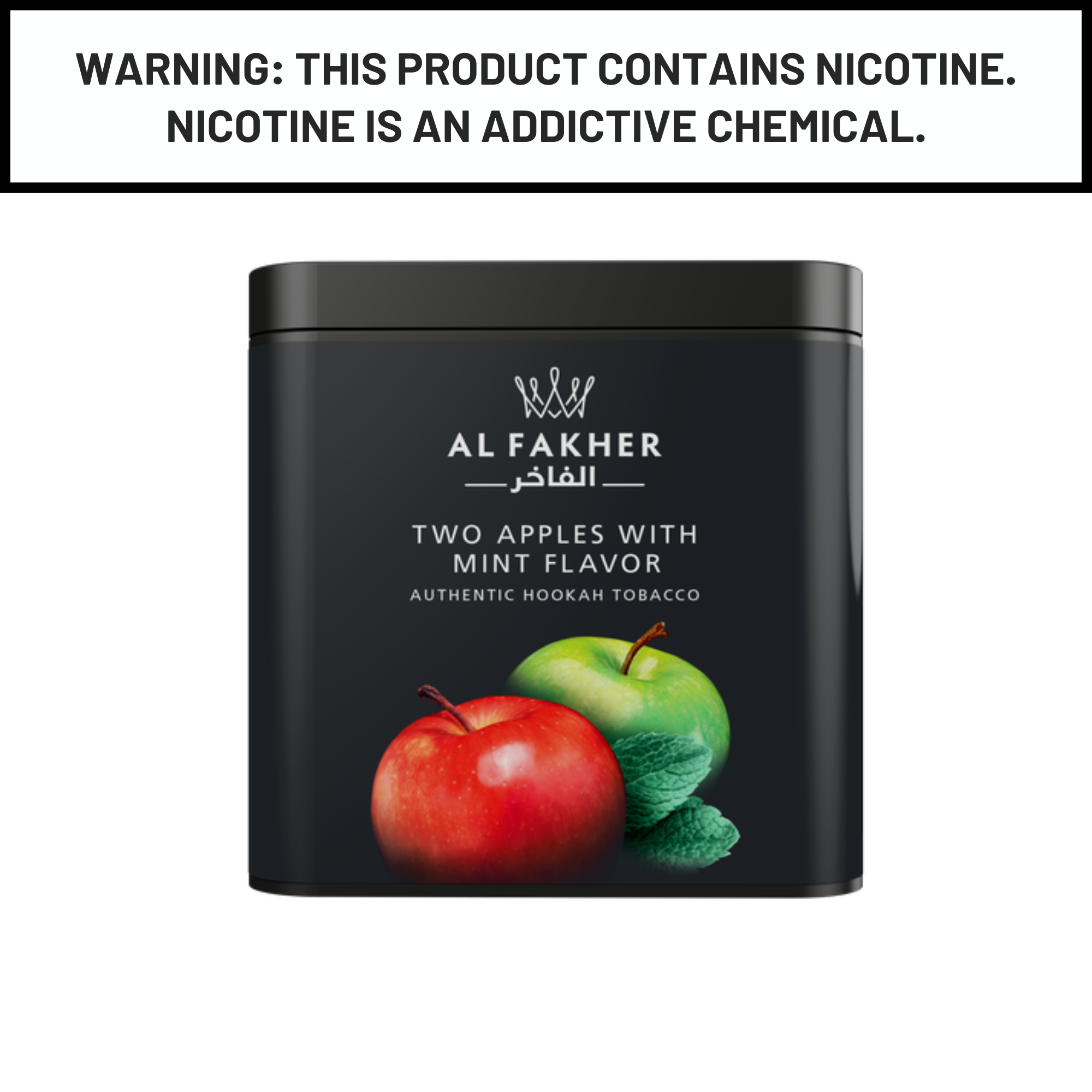 Al Fakher Two Apples Mint Hookah Tobacco 1Kg