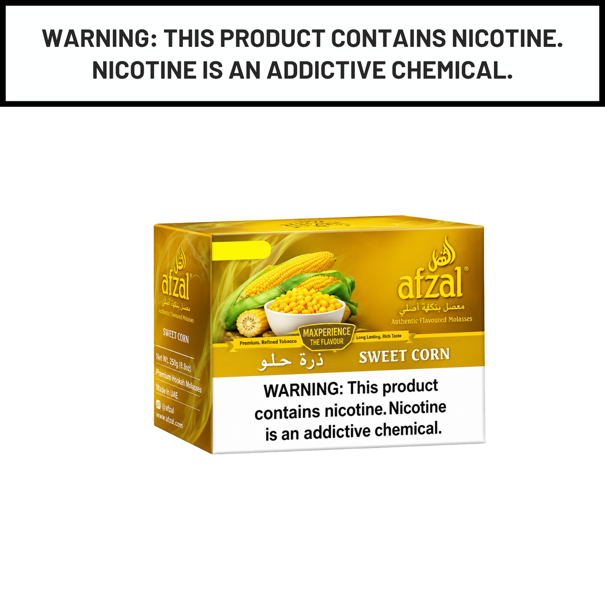 Afzal Hookah Tobacco Sweet Corn 250g