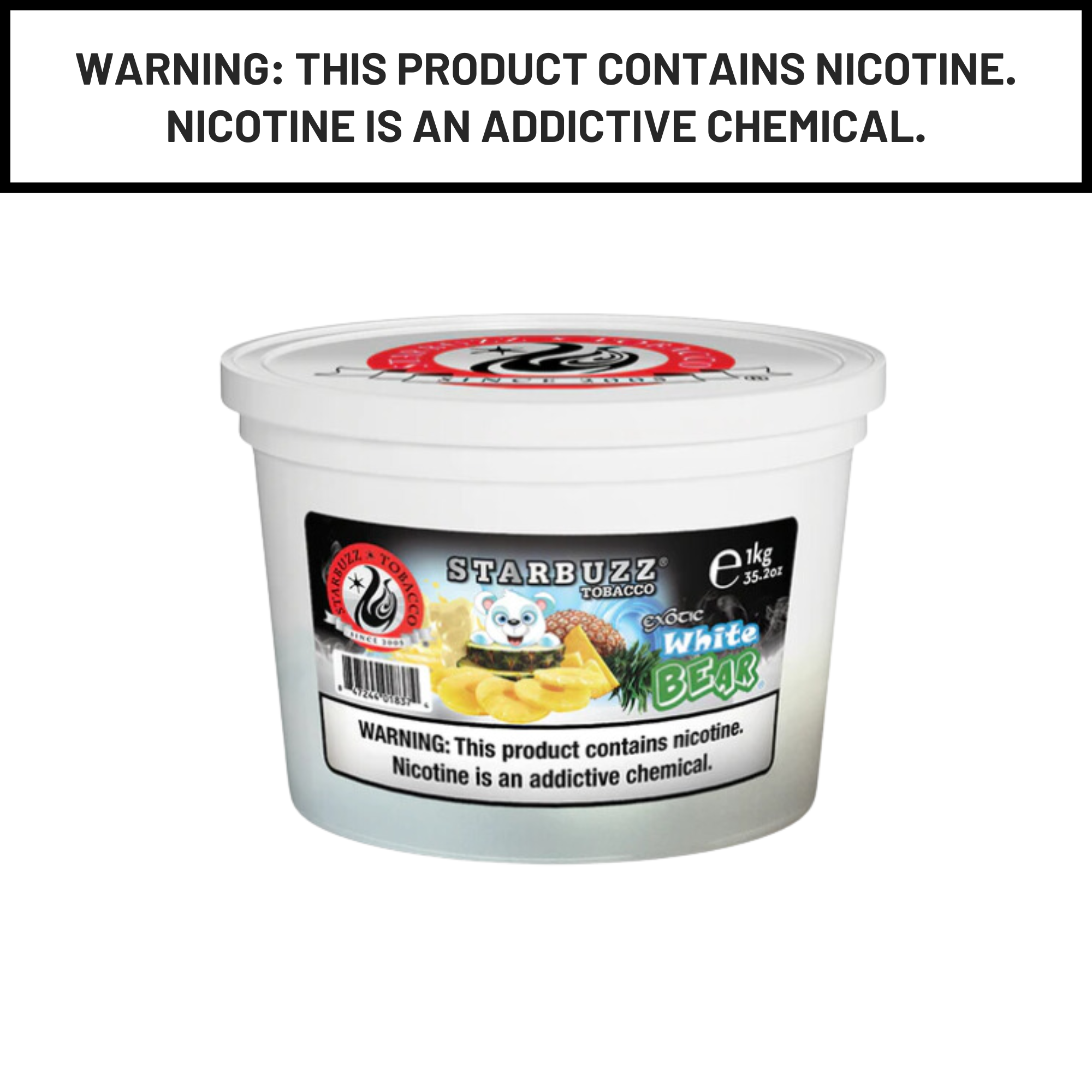 Starbuzz Bold Hookah Shisha Tobacco 1Kg - Hookah Paradise