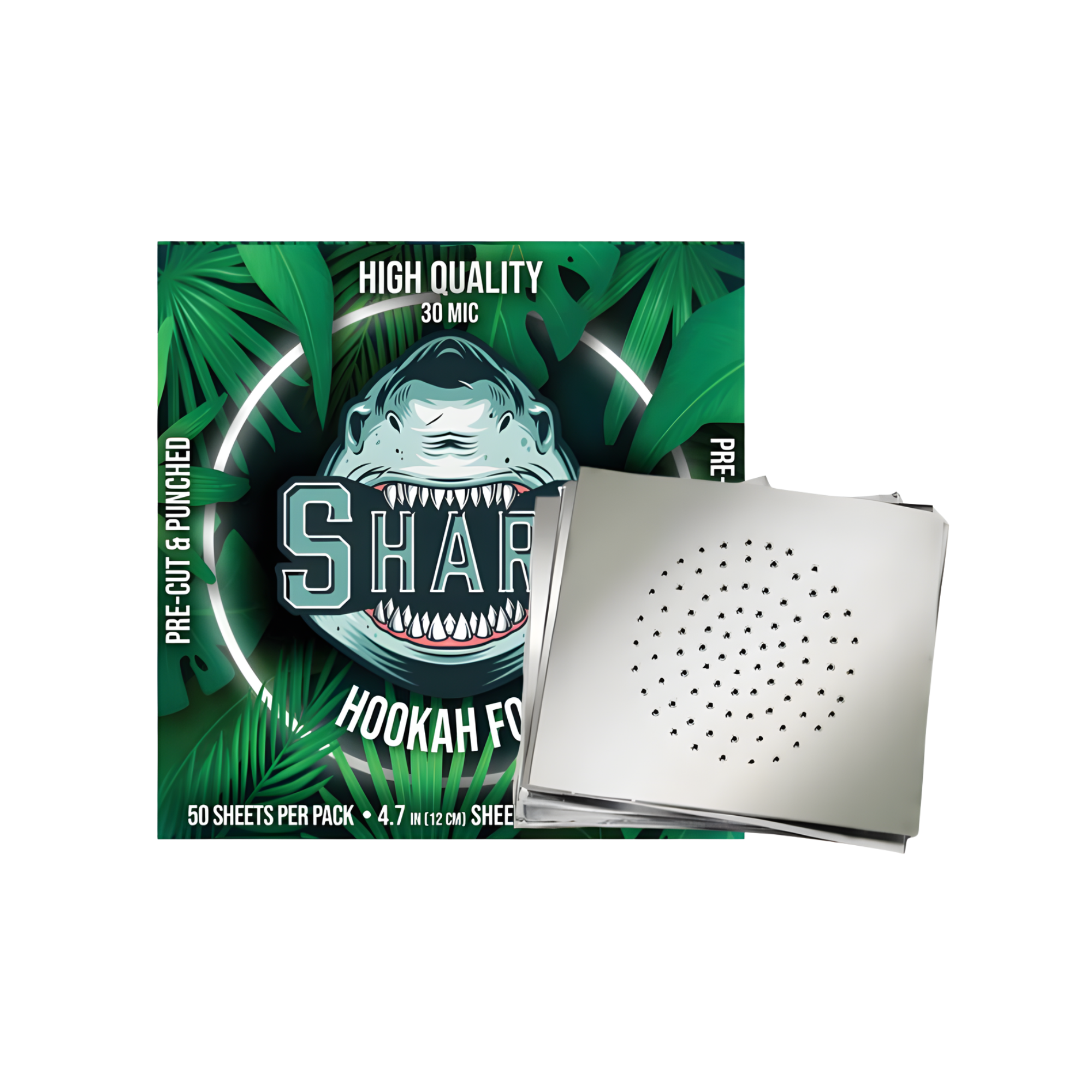 SHARK Pre-poked Foil | 50ct Squared 4.7in