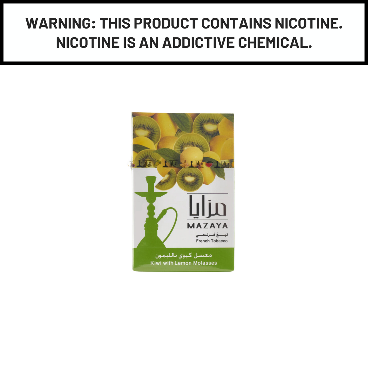 Mazaya Hookah Tobacco Kiwi Lemon 50g