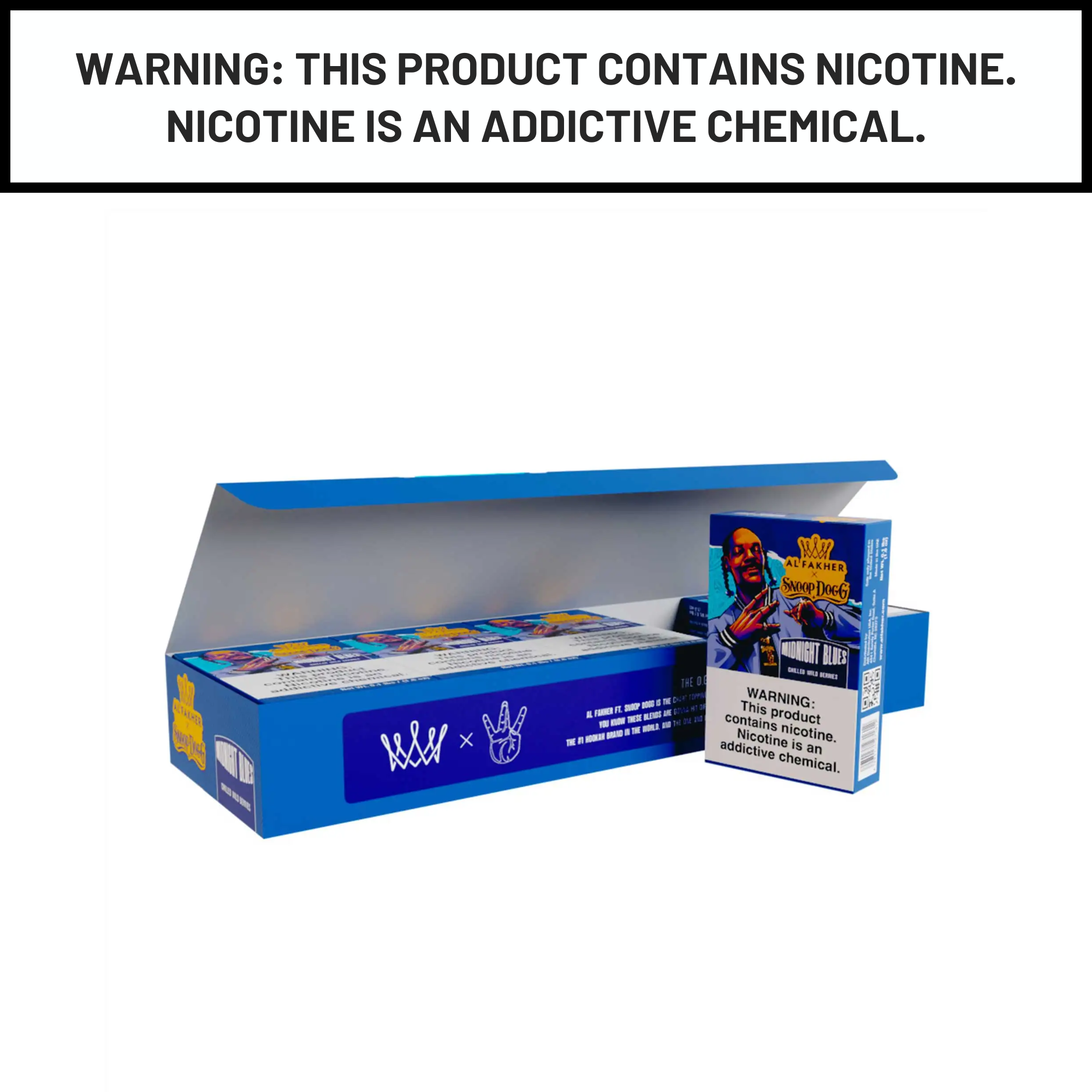 Snoop Dogg X Al Fakher Midnight Blues Hookah Flavor | 0.1lb