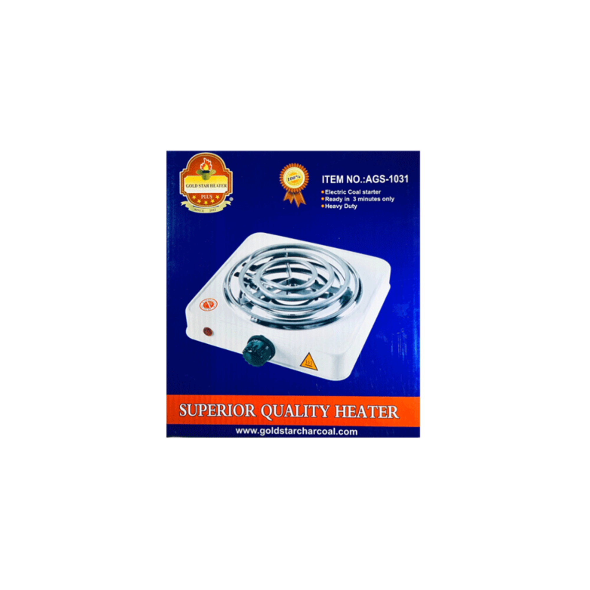 Gold Star Charcoal Burner FLAT