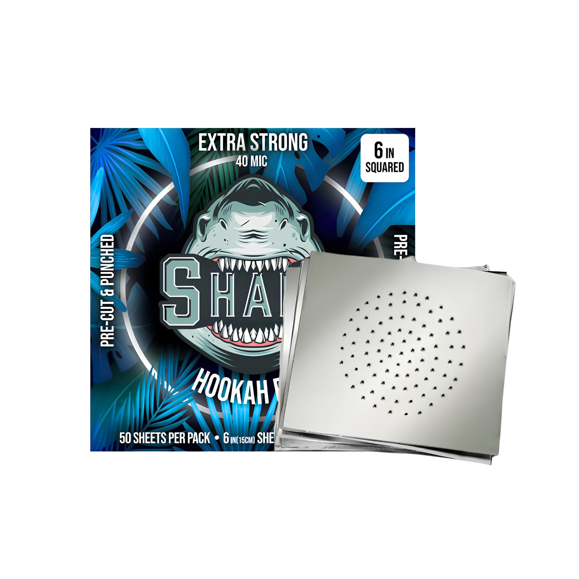 SHARK Pre-poked Foil | 50ct Squared 6in