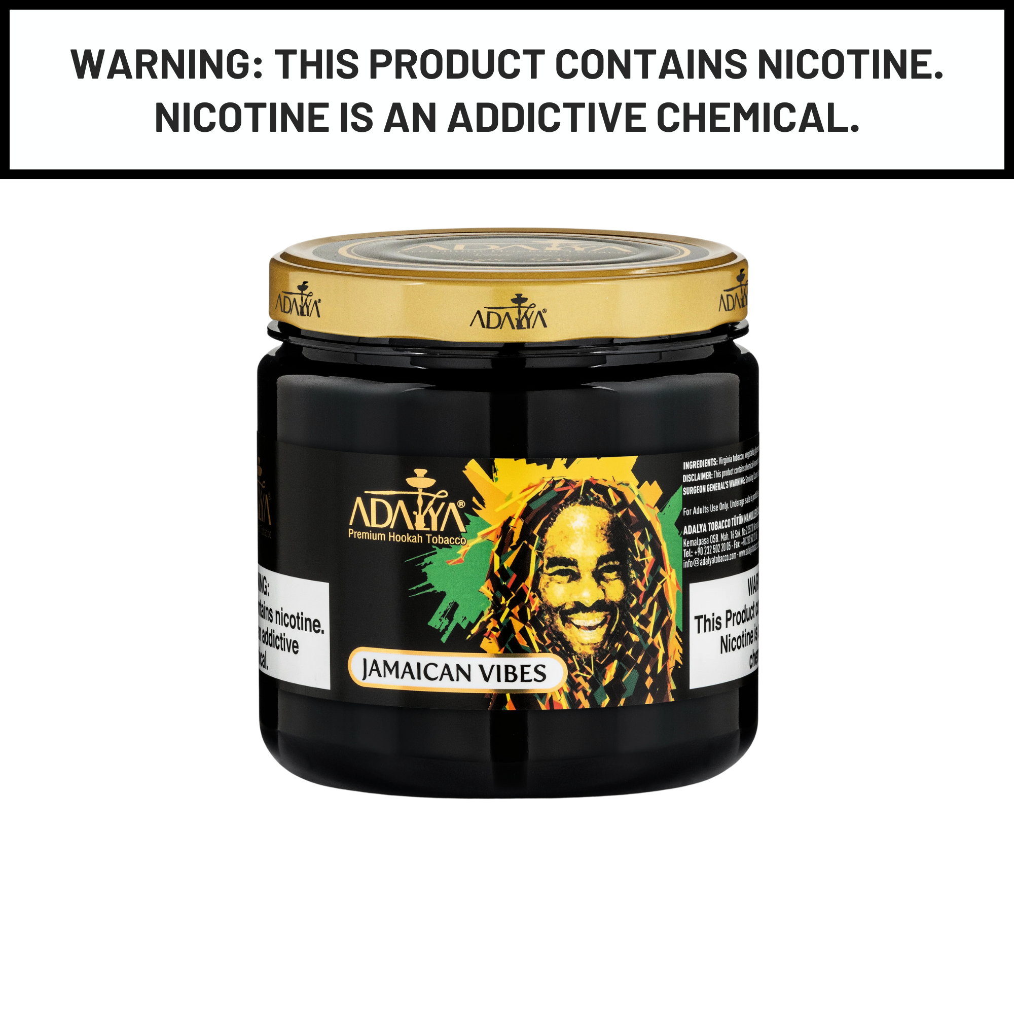 Adalya 1Kg Jamaican Vibes Shisha Hookah Tobacco Flavors