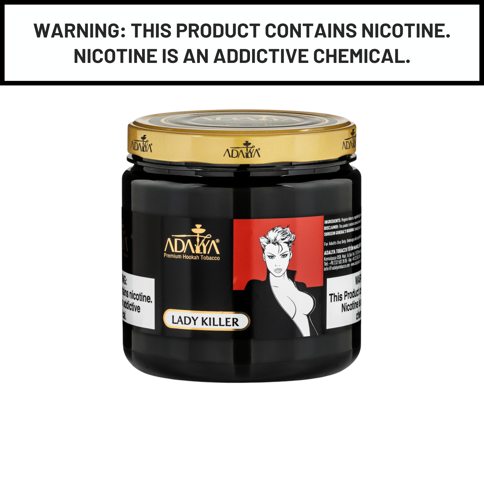 Adalya 1Kg Lady Killer Shisha Hookah Tobacco Flavors