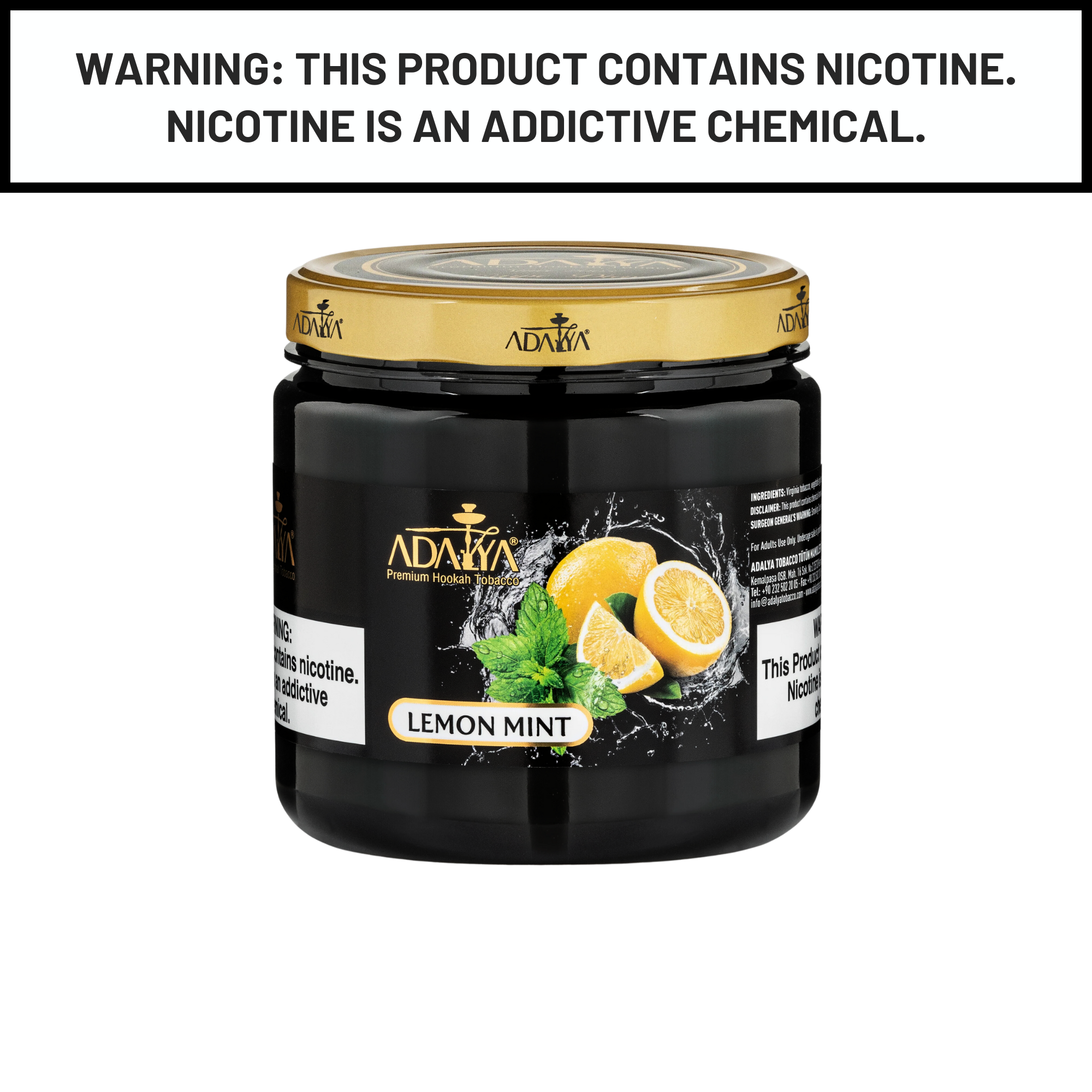 Adalya 1Kg Lemon Mint Shisha Hookah Tobacco Flavors