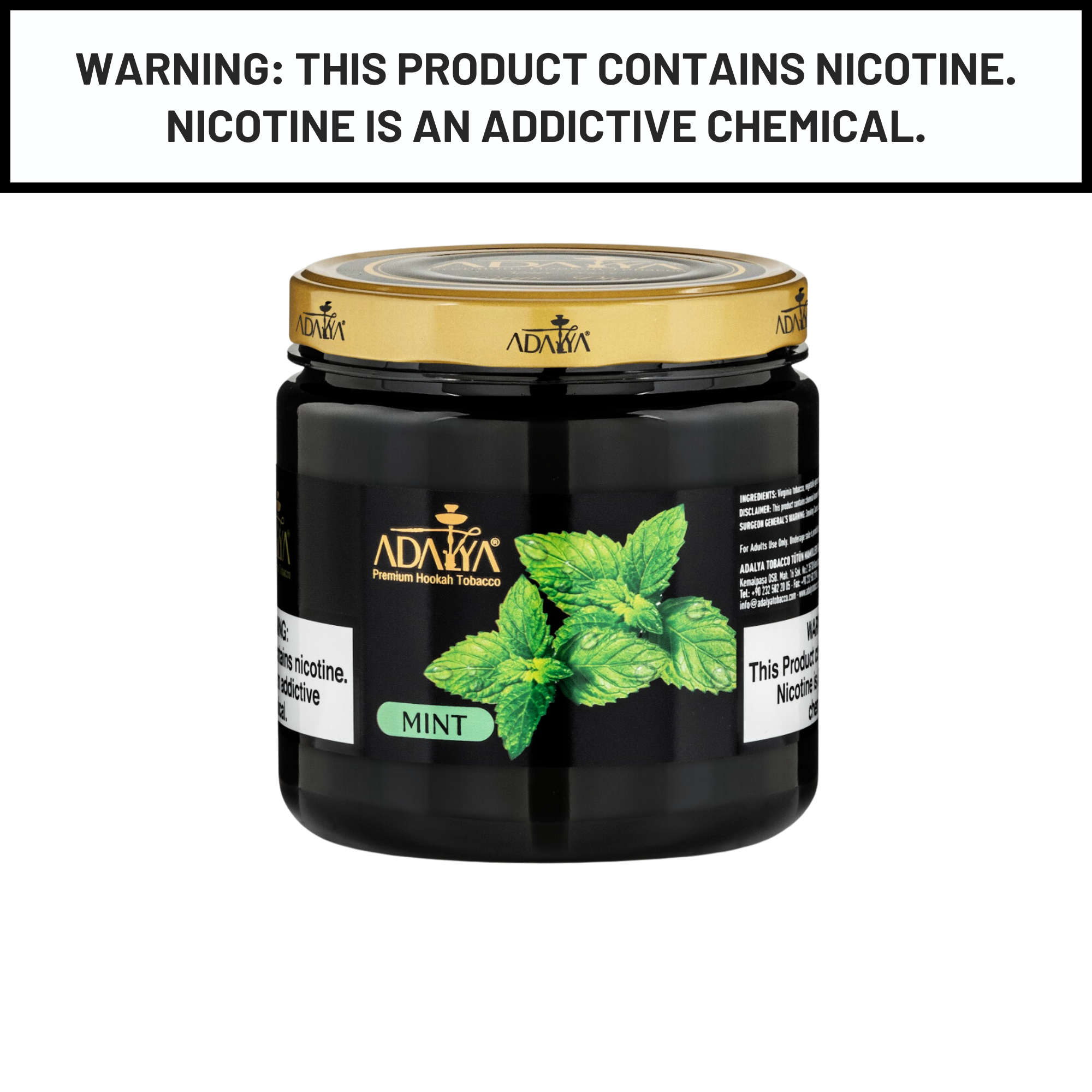 Adalya 1Kg Mint Shisha Hookah Tobacco Flavors