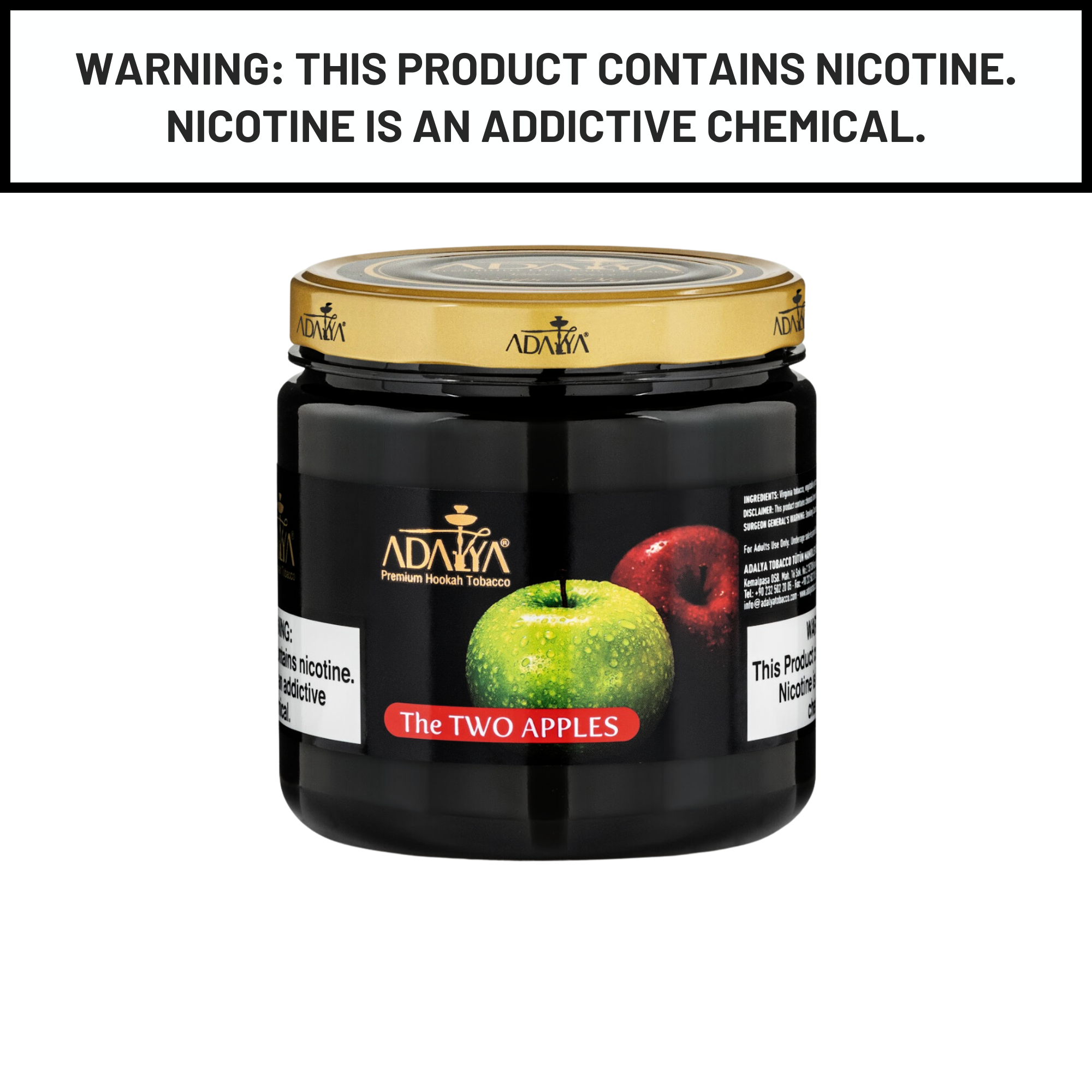 Adalya 1Kg Two Apples Shisha Hookah Tobacco Flavors