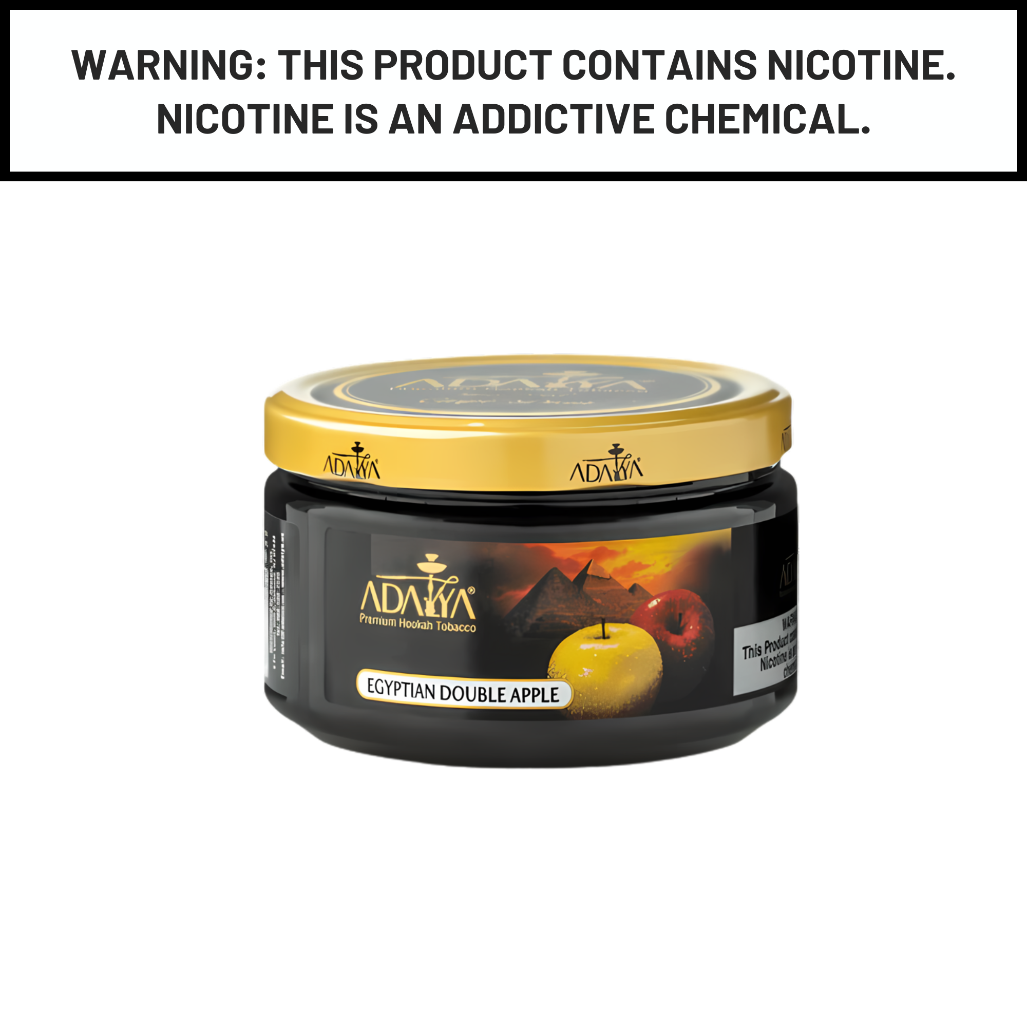 Adalya 250g Egyptian Double Apple Shisha Hookah Tobacco Flavors