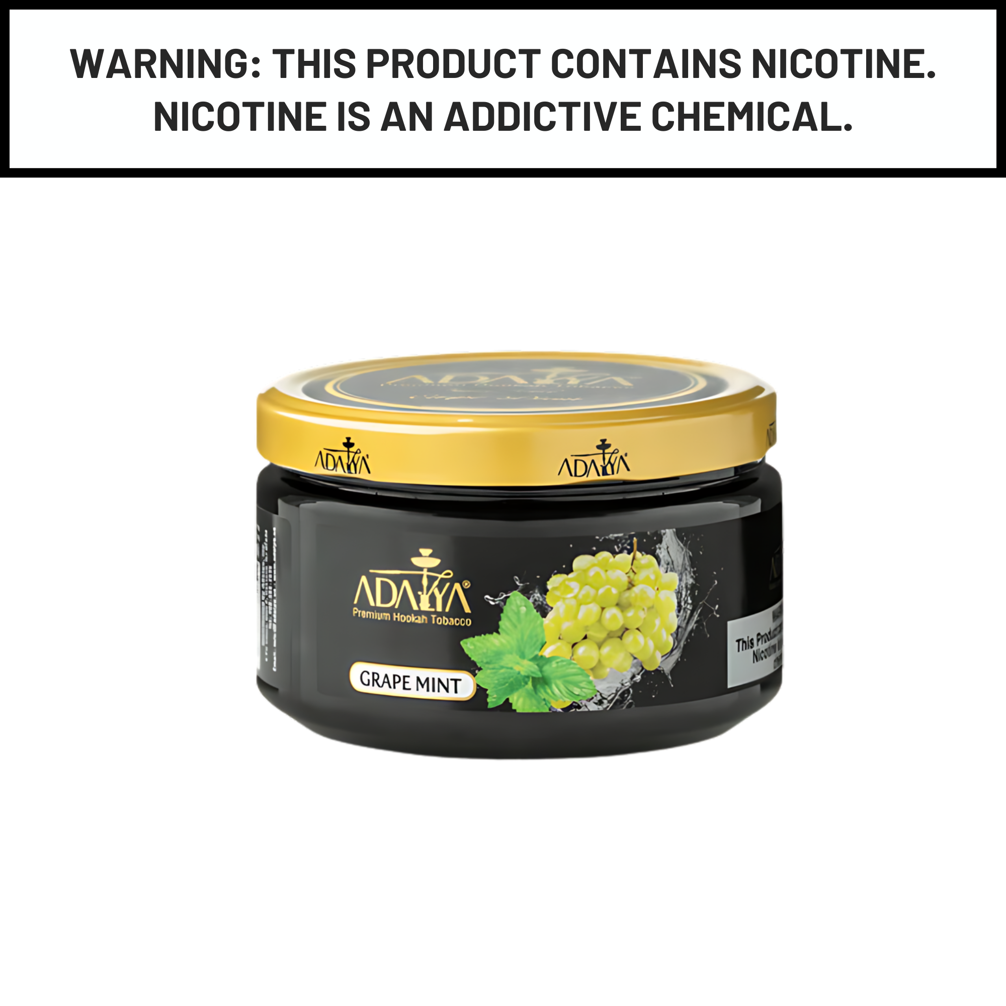 Adalya 250g Grape Mint Shisha Hookah Tobacco Flavors