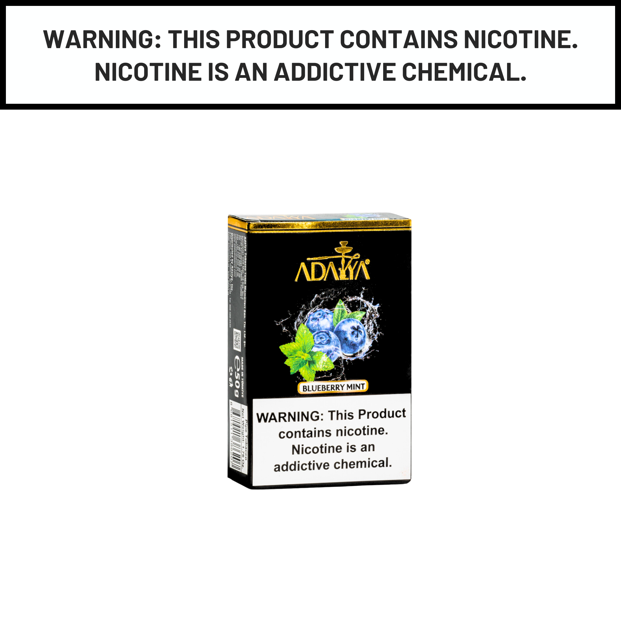 Adalya 50g Blueberry Mint Shisha Hookah Tobacco Flavors