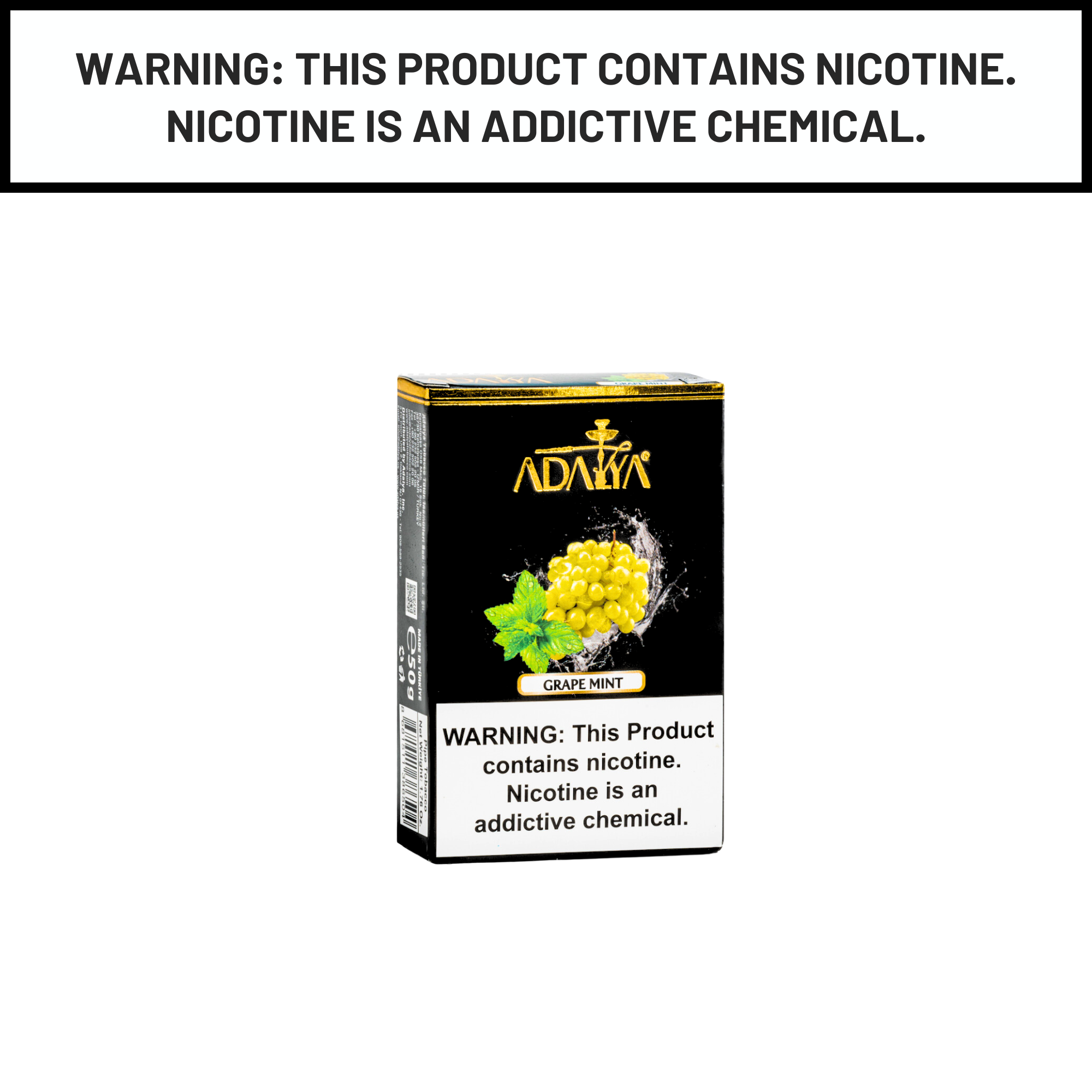 Adalya 50g Grape Mint Shisha Hookah Tobacco Flavors