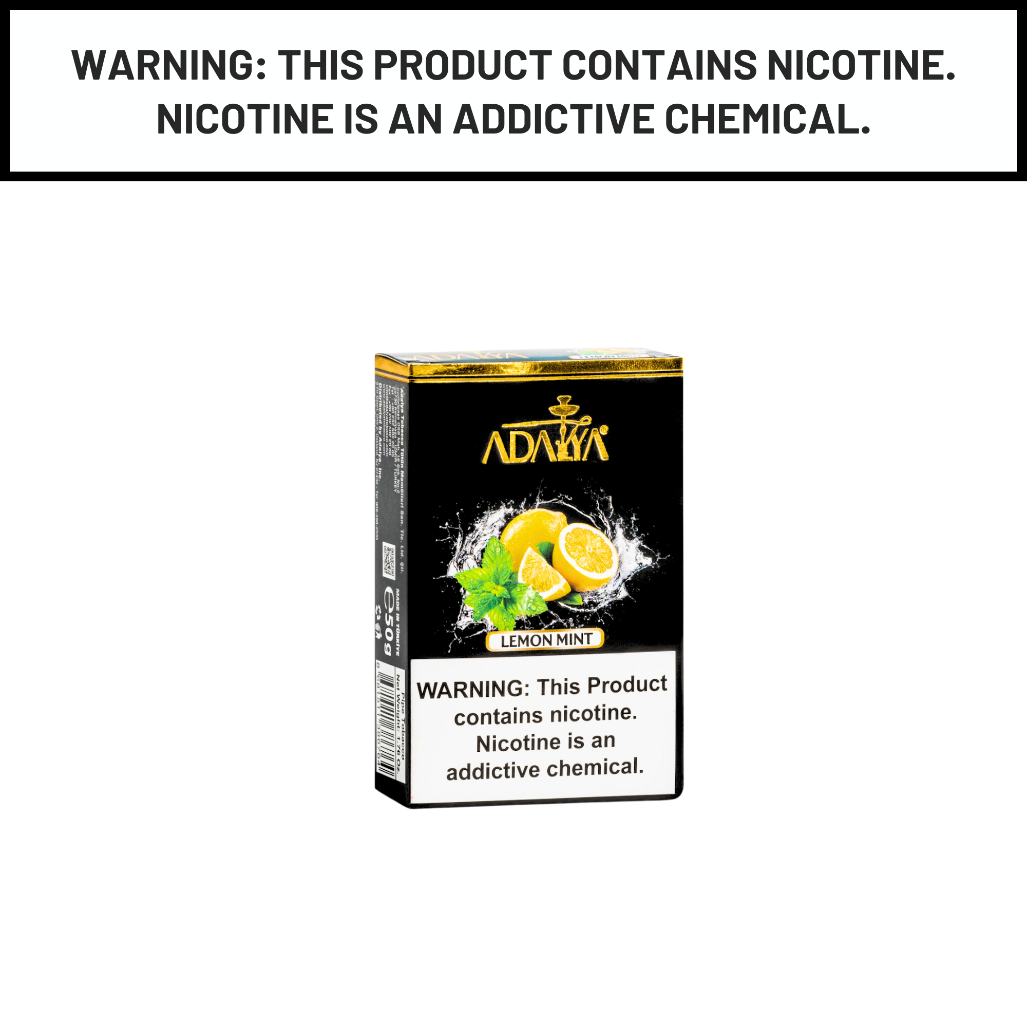 Adalya 50g Lemon Mint Shisha Hookah Tobacco Flavors