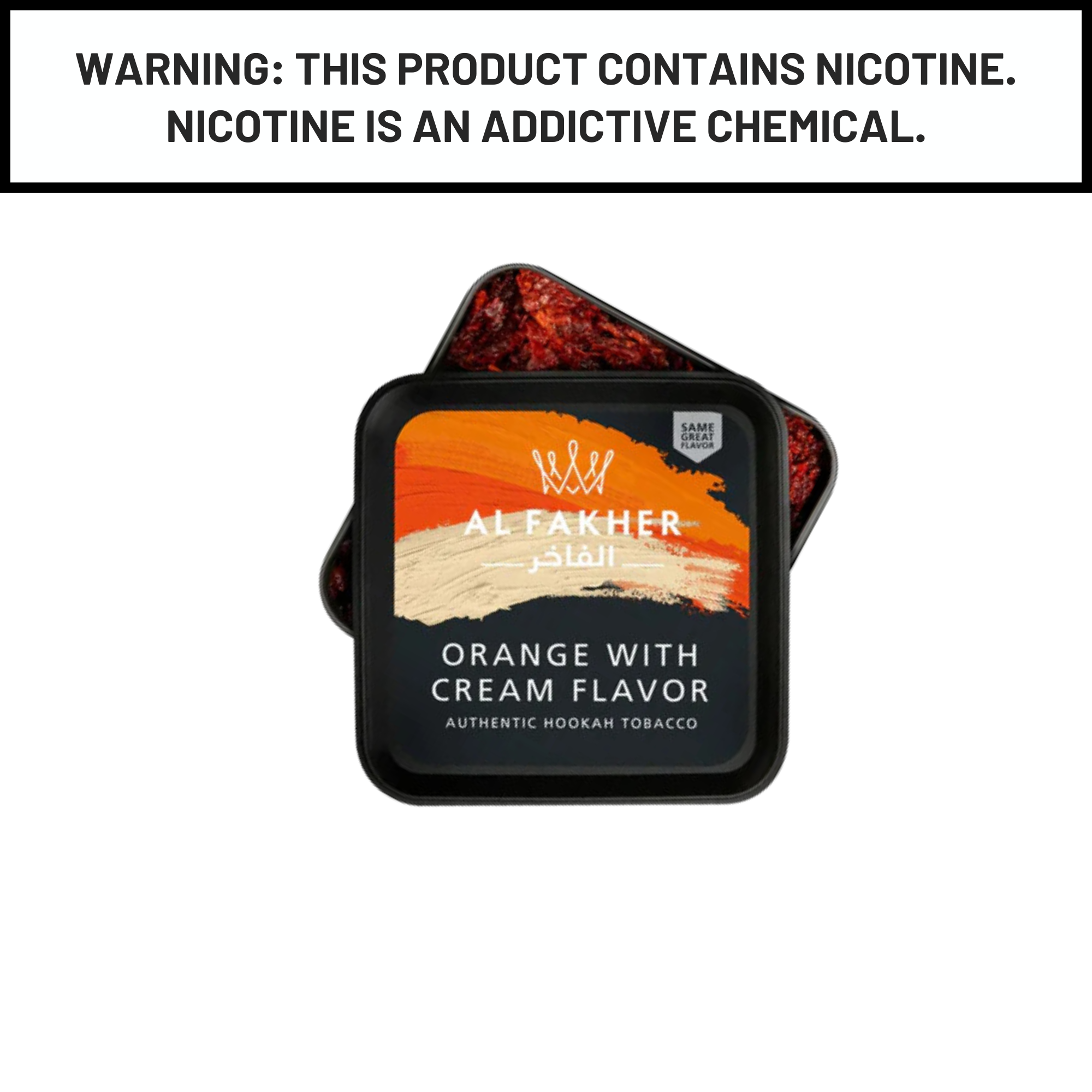 Al Fakher 250g Orange Cream Shisha Hookah Tobacco Flavors