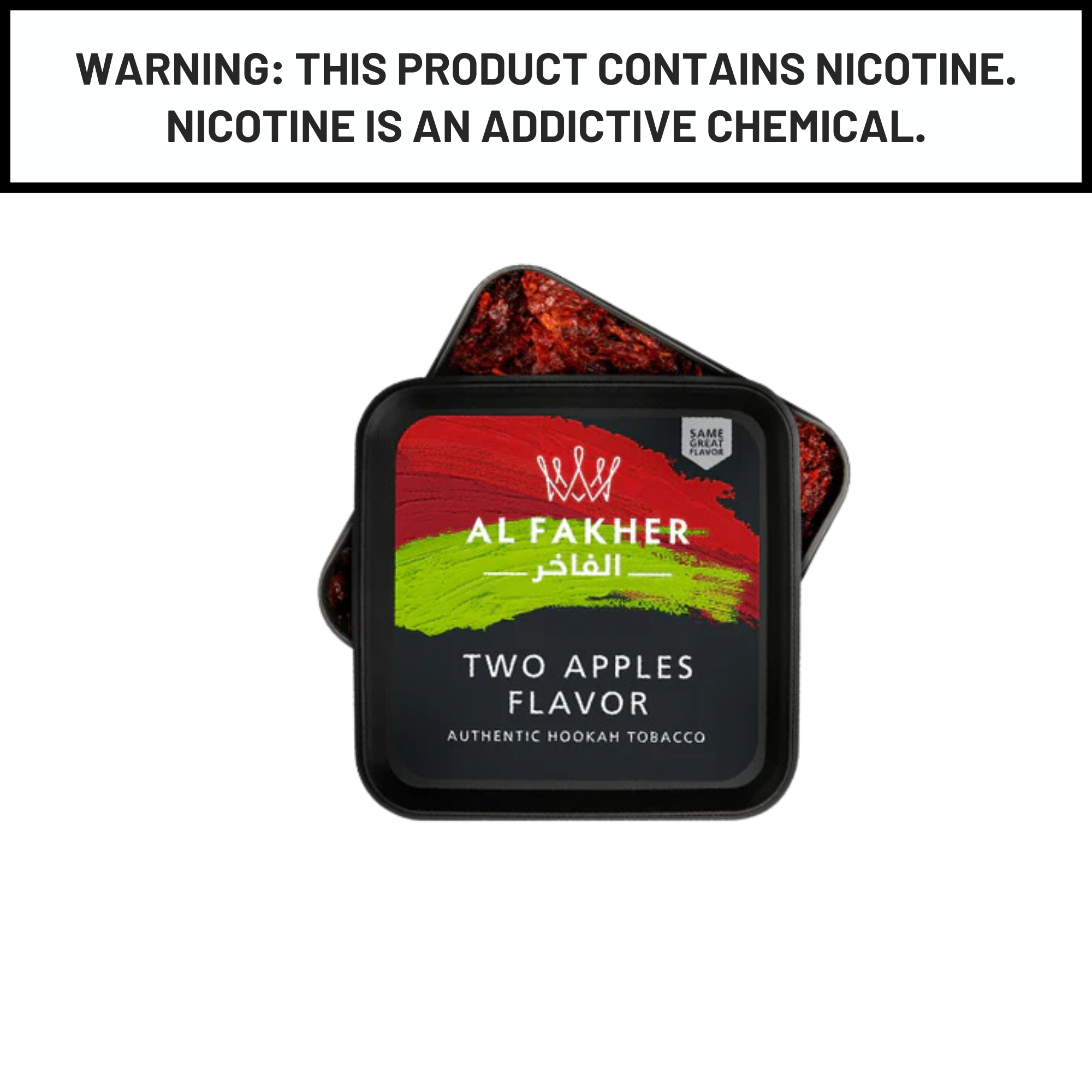 Al Fakher 250g Two Apples Shisha Hookah Tobacco Flavors