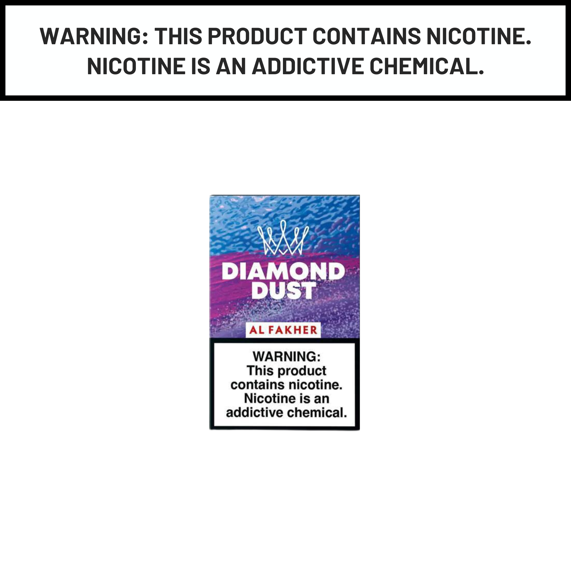 Al Fakher 50g Diamond Dust Shisha Hookah Tobacco Flavors