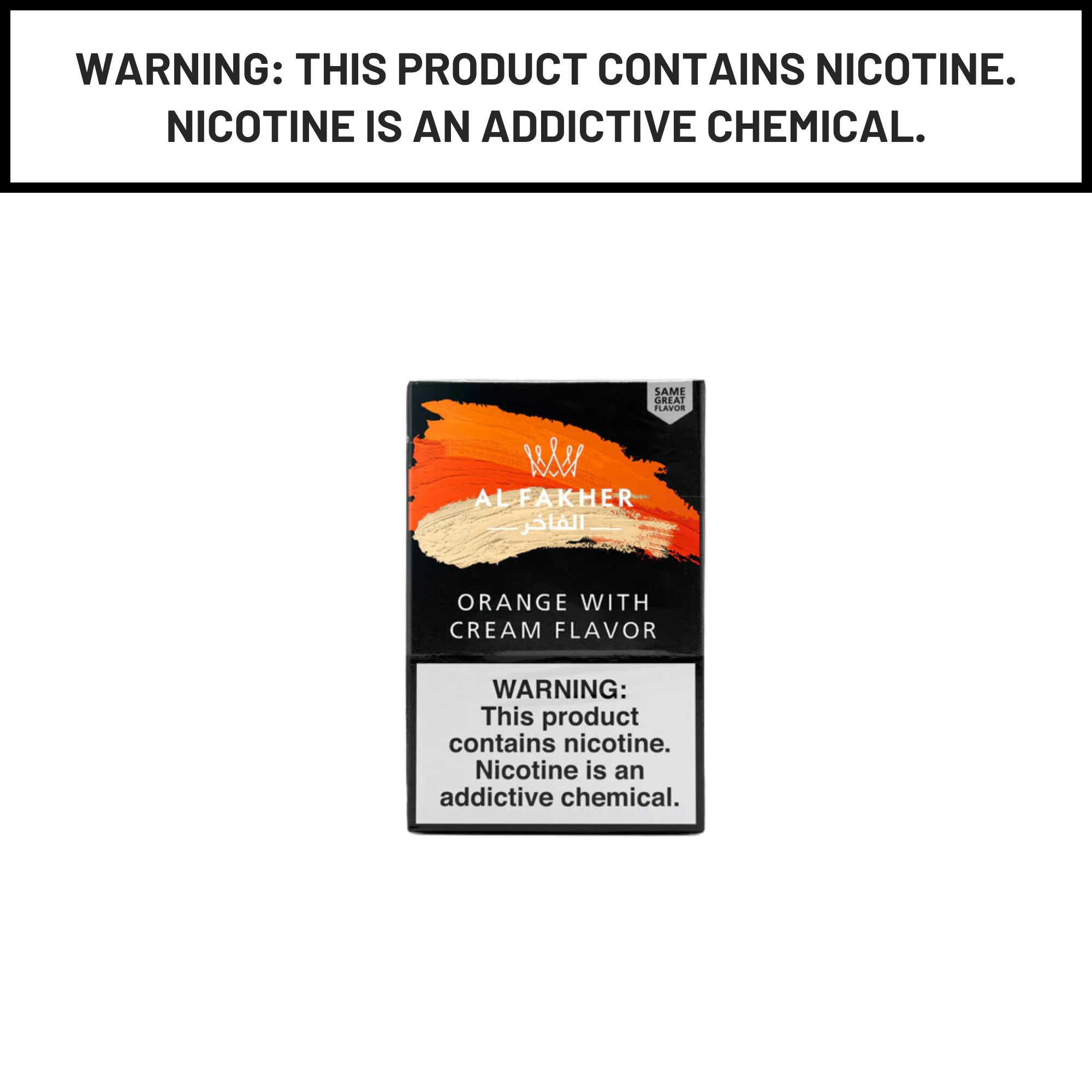 Al Fakher 50g Orange Cream Shisha Hookah Tobacco Flavors