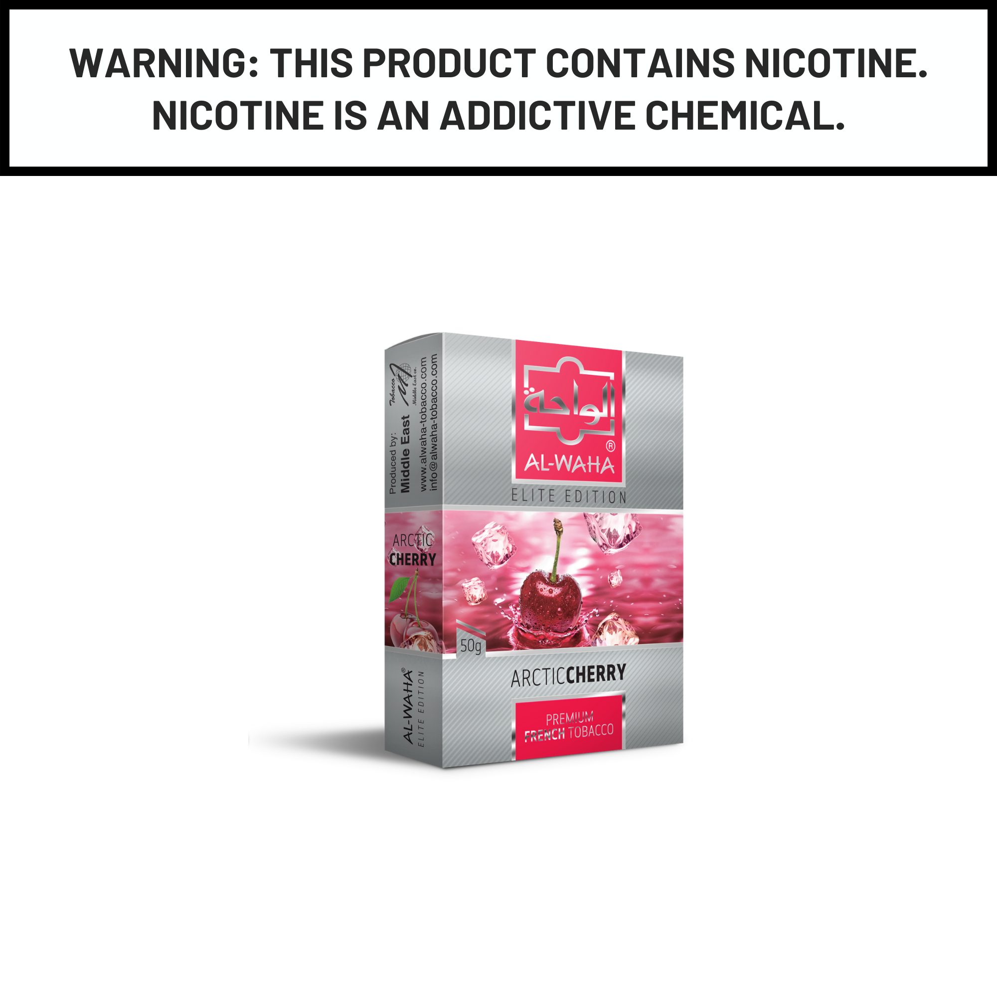 Al Waha Arctic Cherry 50g Hookah Shisha Tobacco