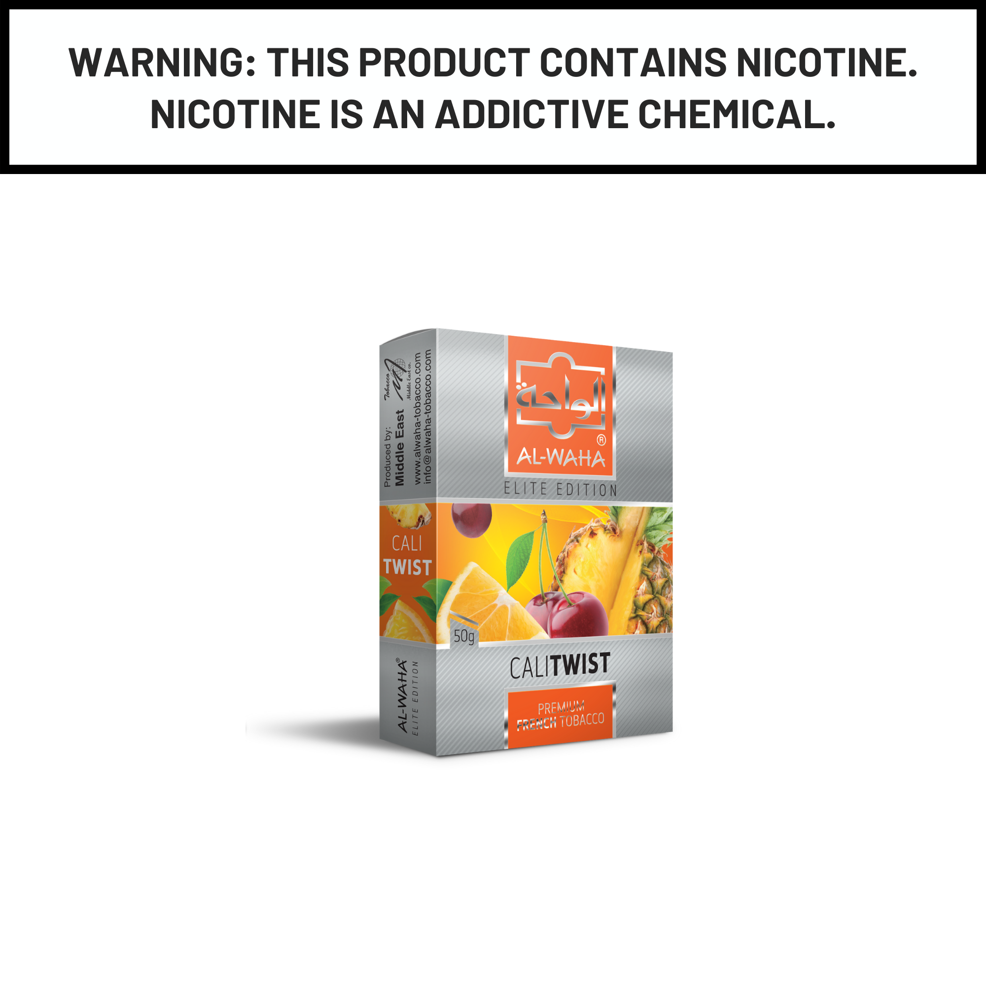 Al Waha Cali Twist 50g Hookah Shisha Tobacco