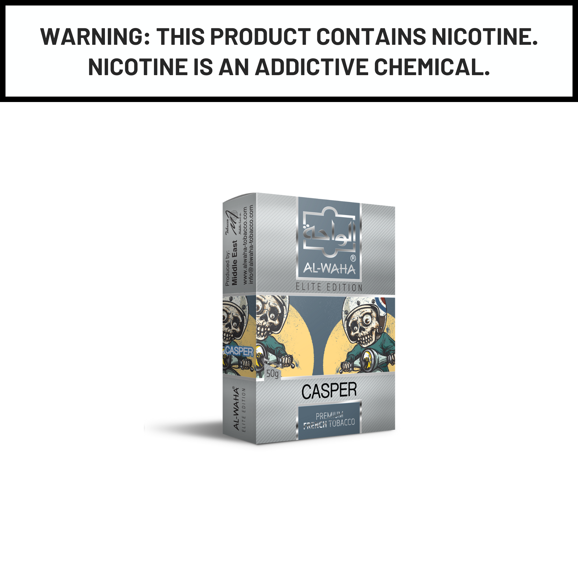 Al Waha Casper 50g Hookah Shisha Tobacco