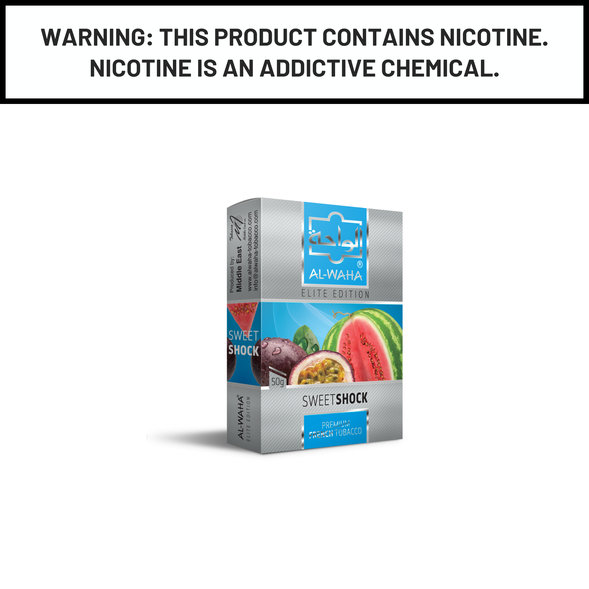 Al Waha Sweet Shock 50g Hookah Shisha Tobacco