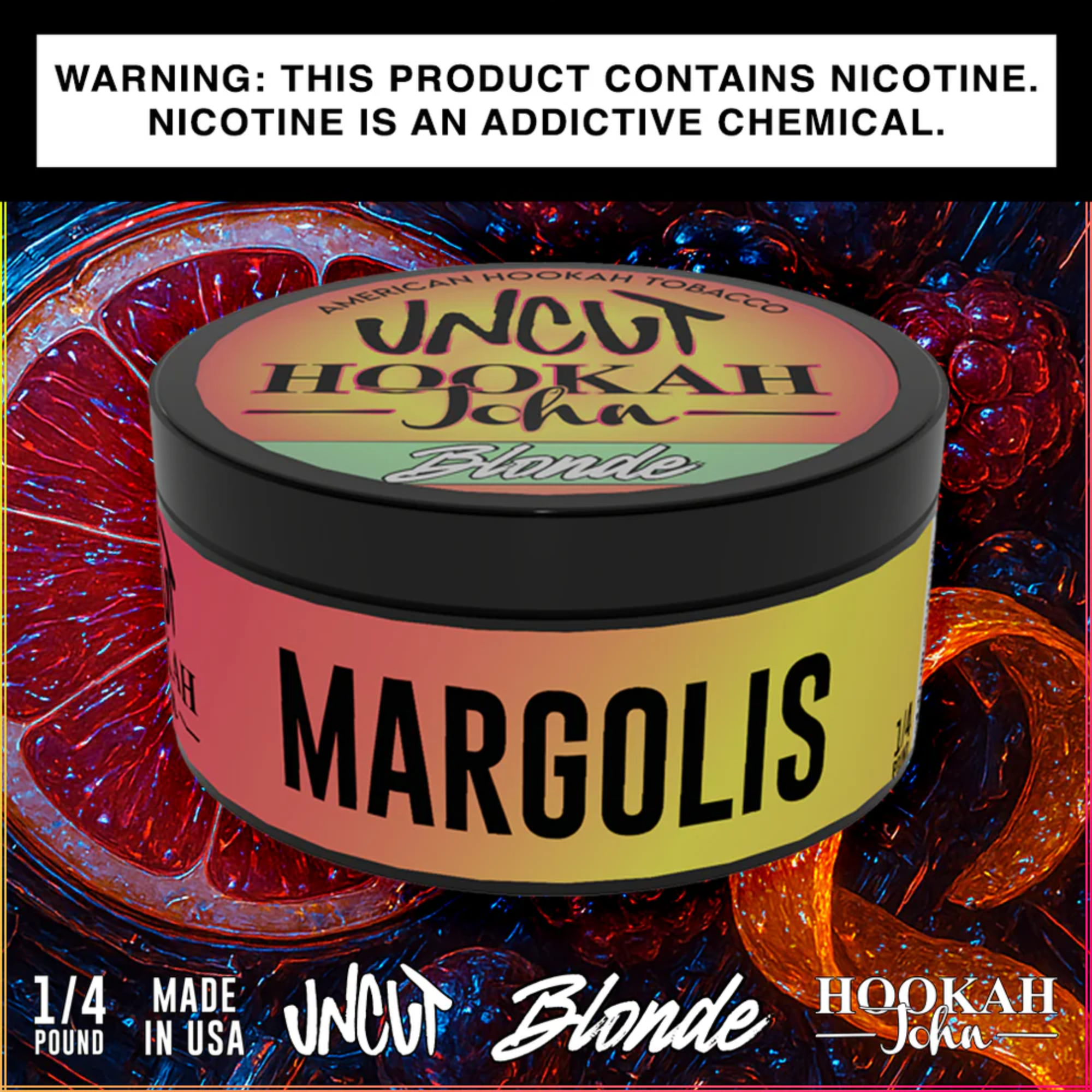 Hookah John UNCUT Hookah Tobacco | Blonde 1/4 lb