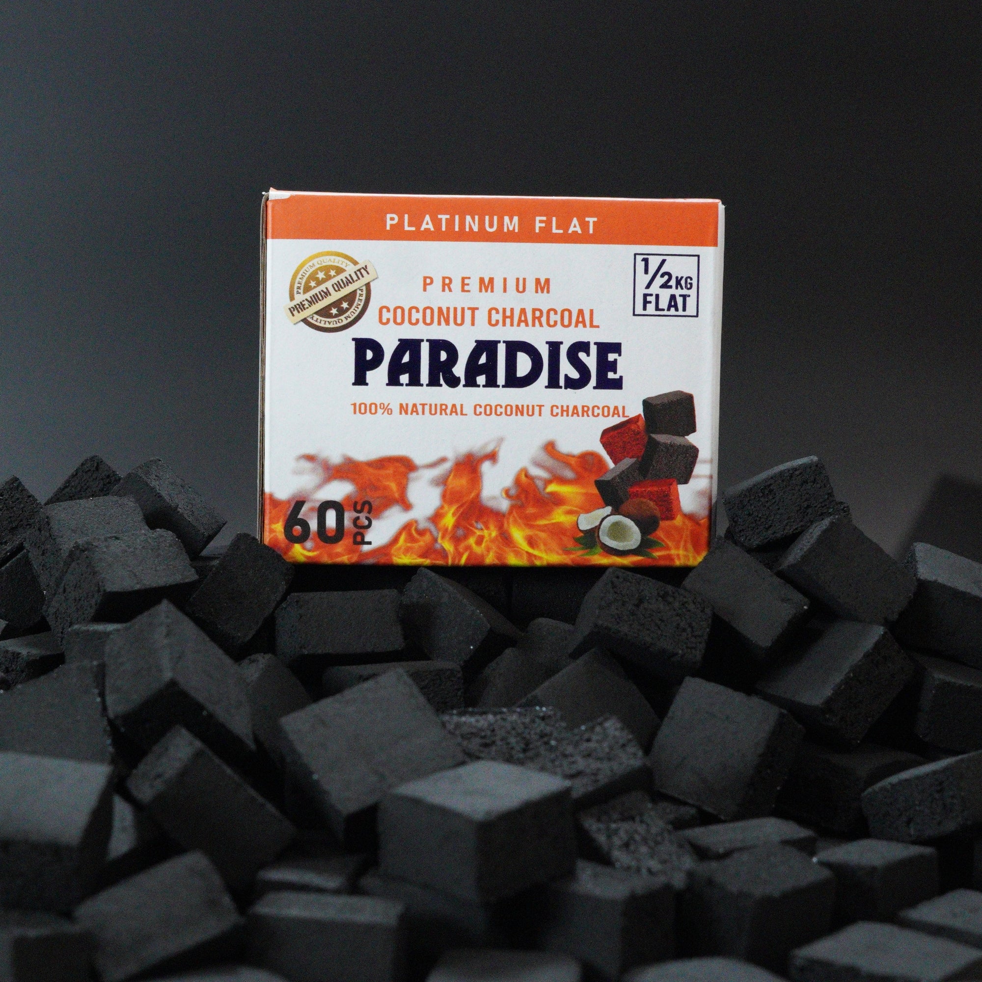 Paradise Coconut Coals | Flats Half Kilo