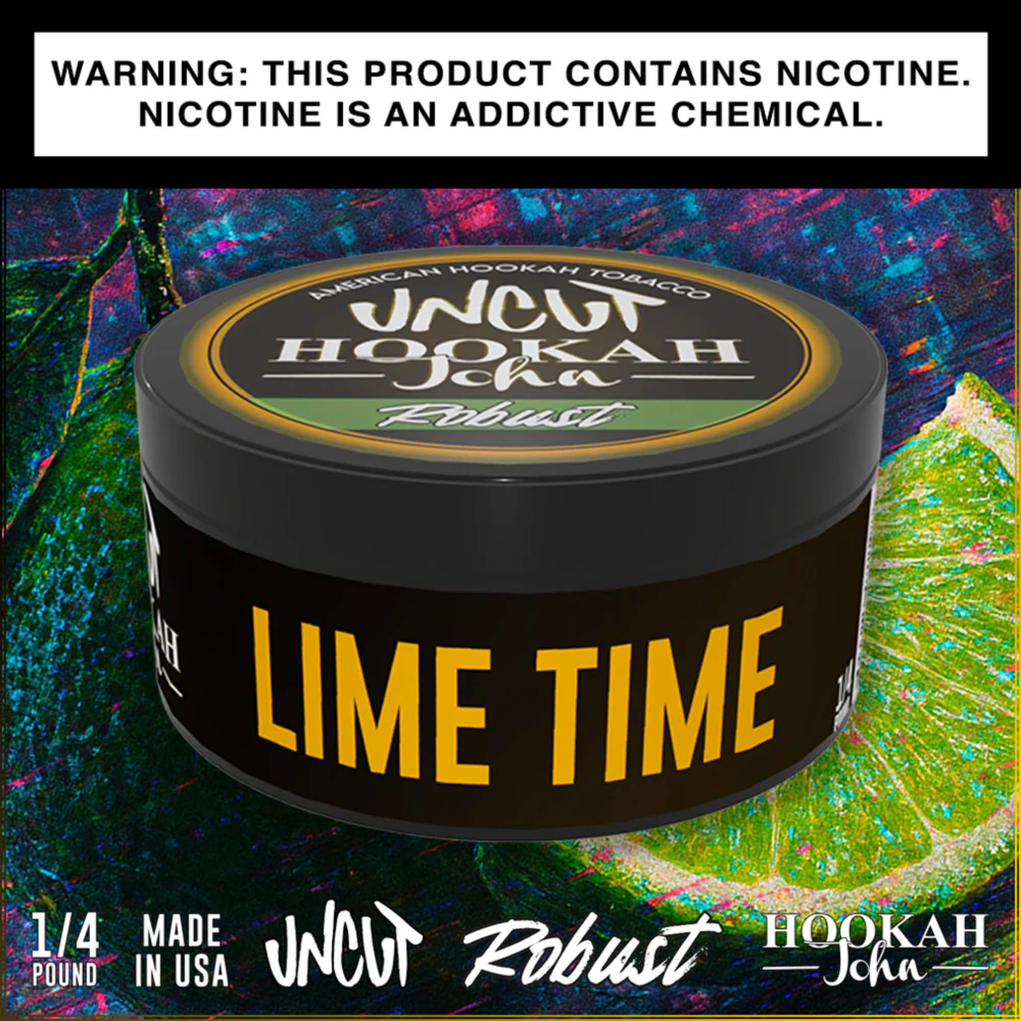 Hookah John UNCUT Hookah Tobacco | Robust 1/4 lb