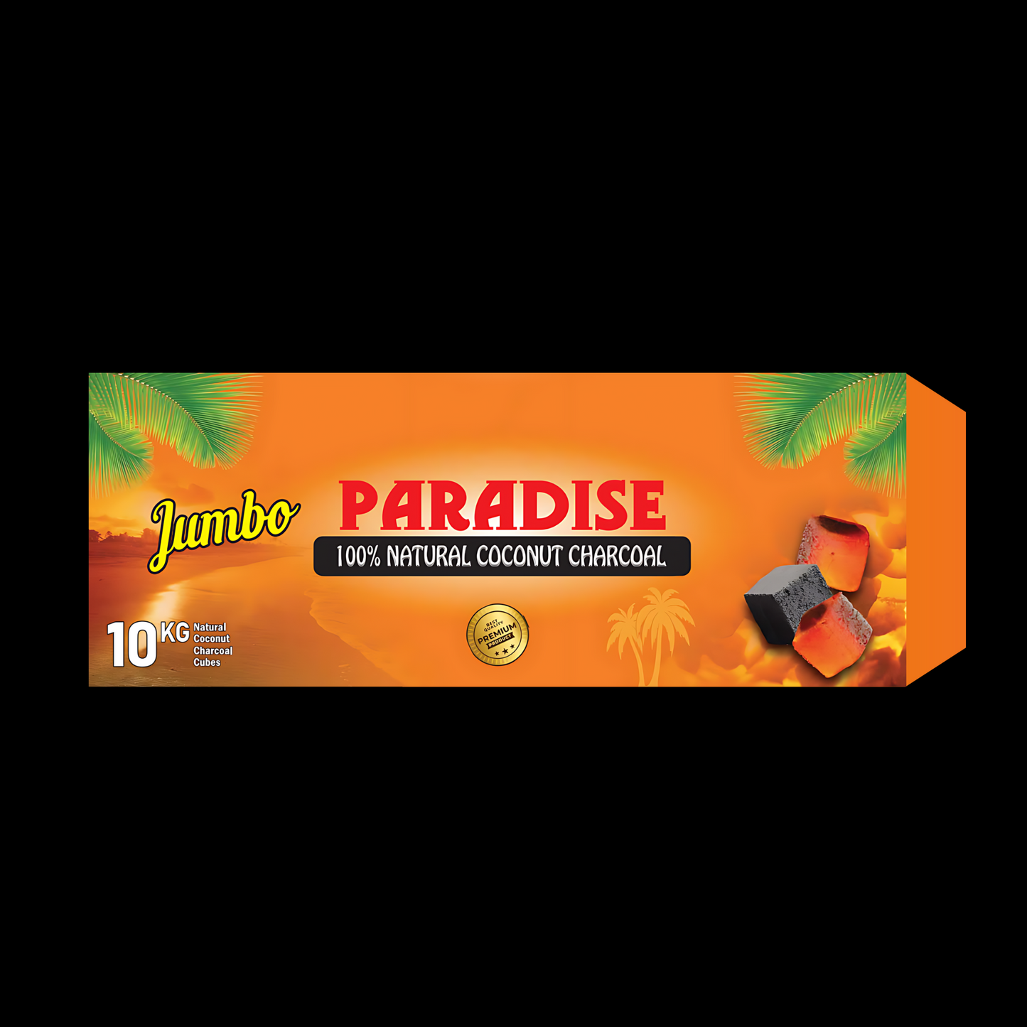 Paradise Coconut Coals | 10Kg Bulk Box