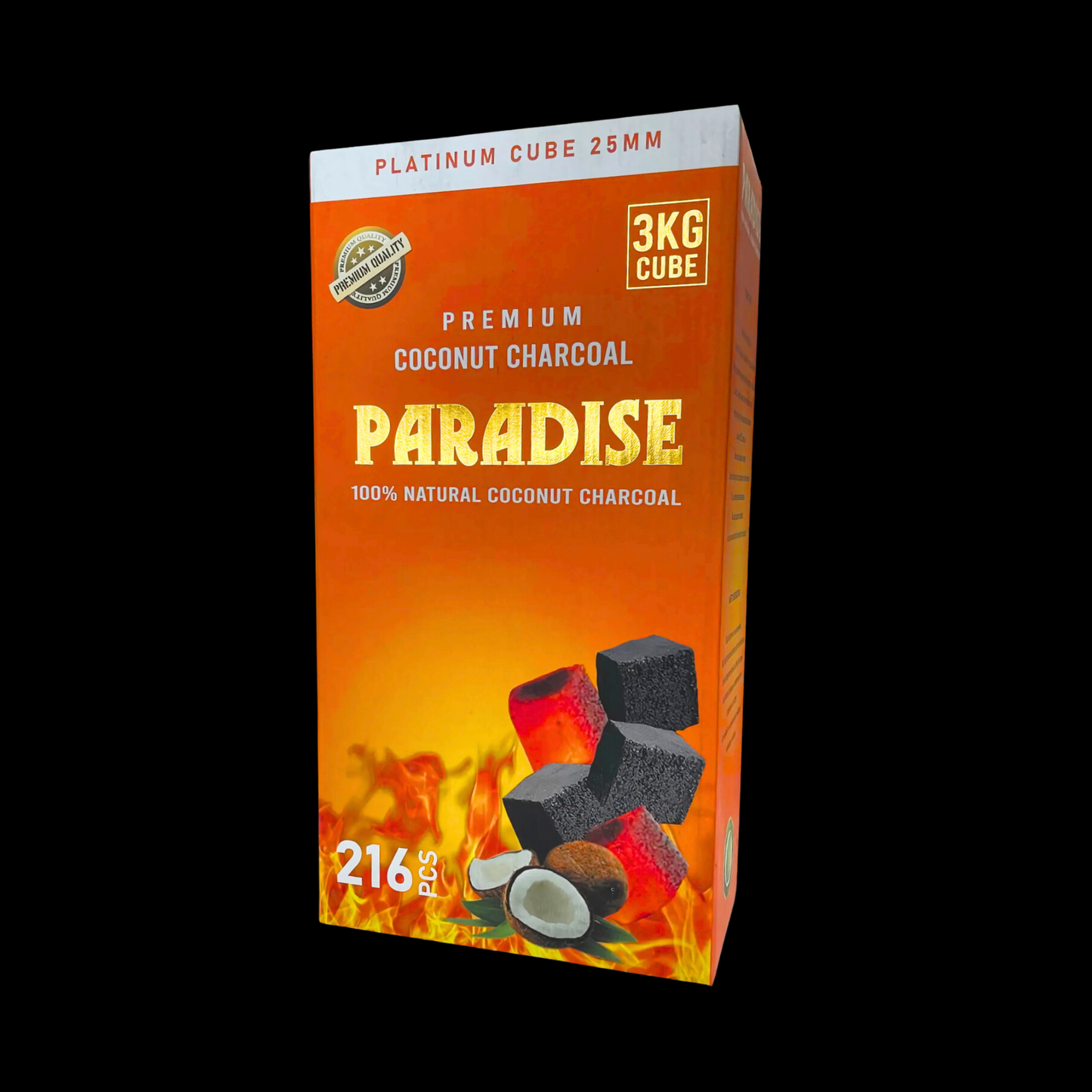 Paradise Coconut Coals | Cubes 3kg