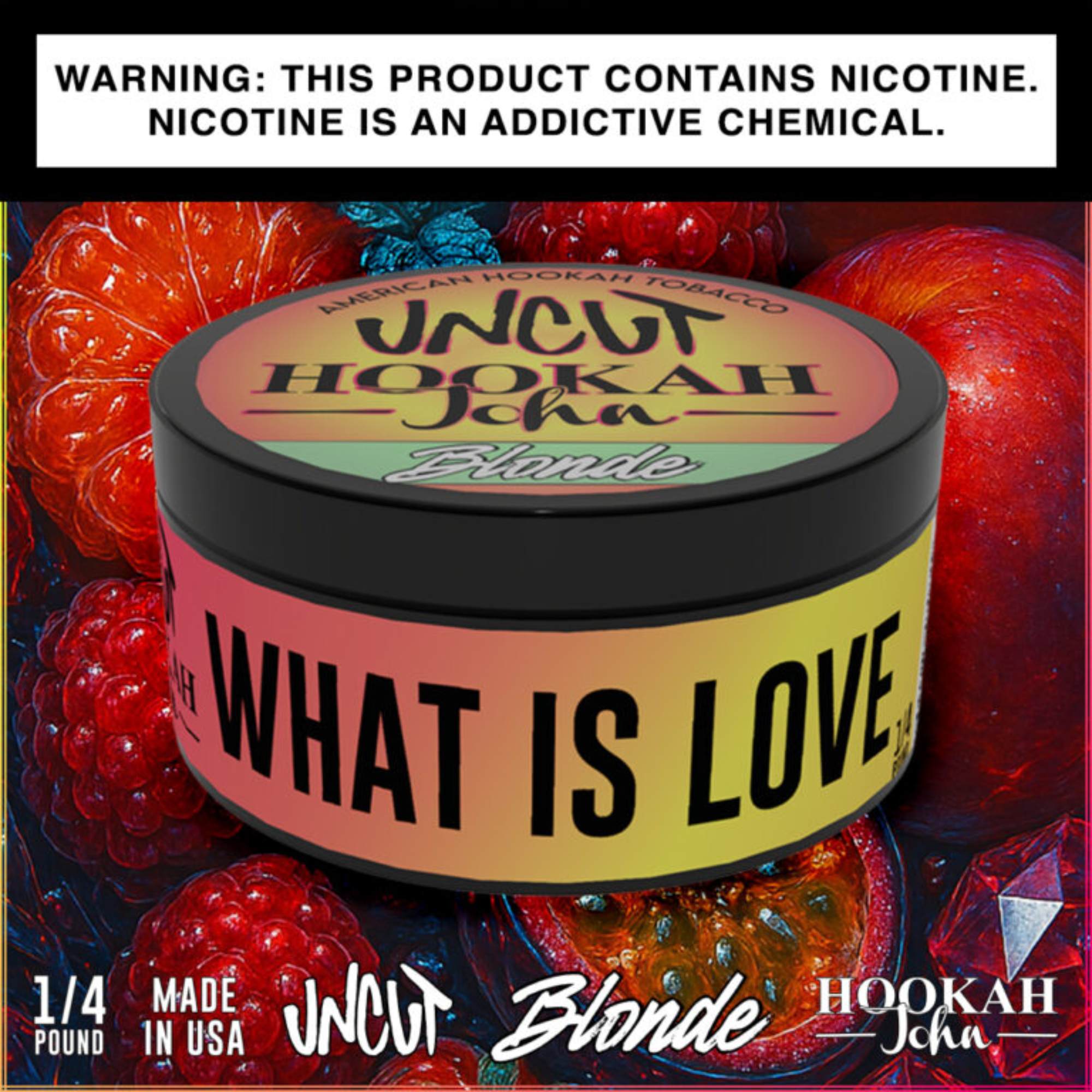 Hookah John UNCUT Hookah Tobacco | Blonde 1/4 lb