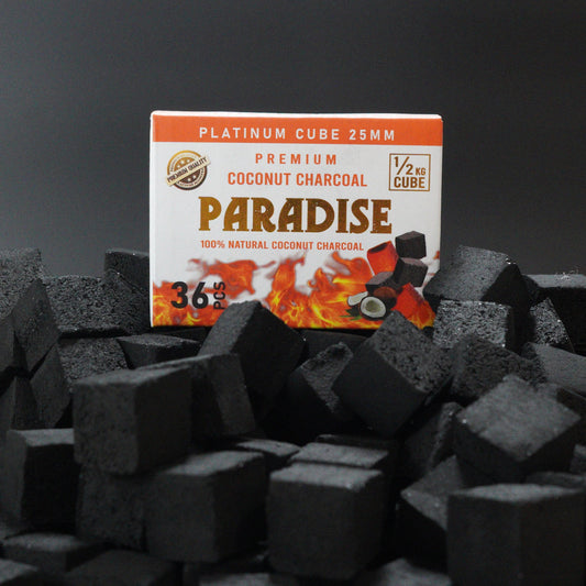 Paradise Coconut Coals | Cubes Half Kilo