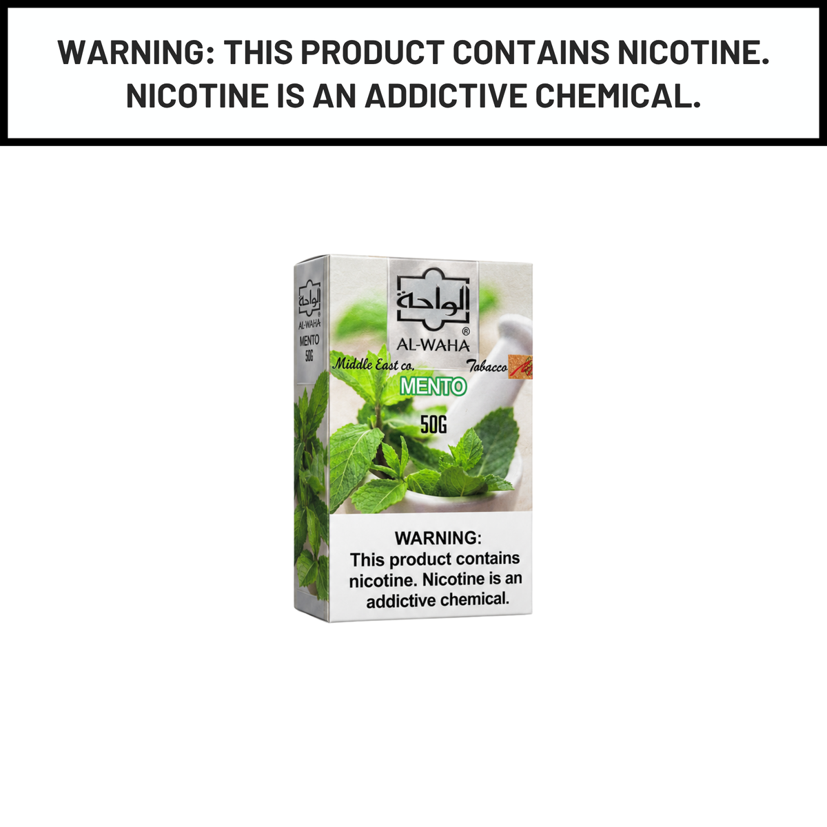 Al Waha Hookah Tobacco Mento 50g
