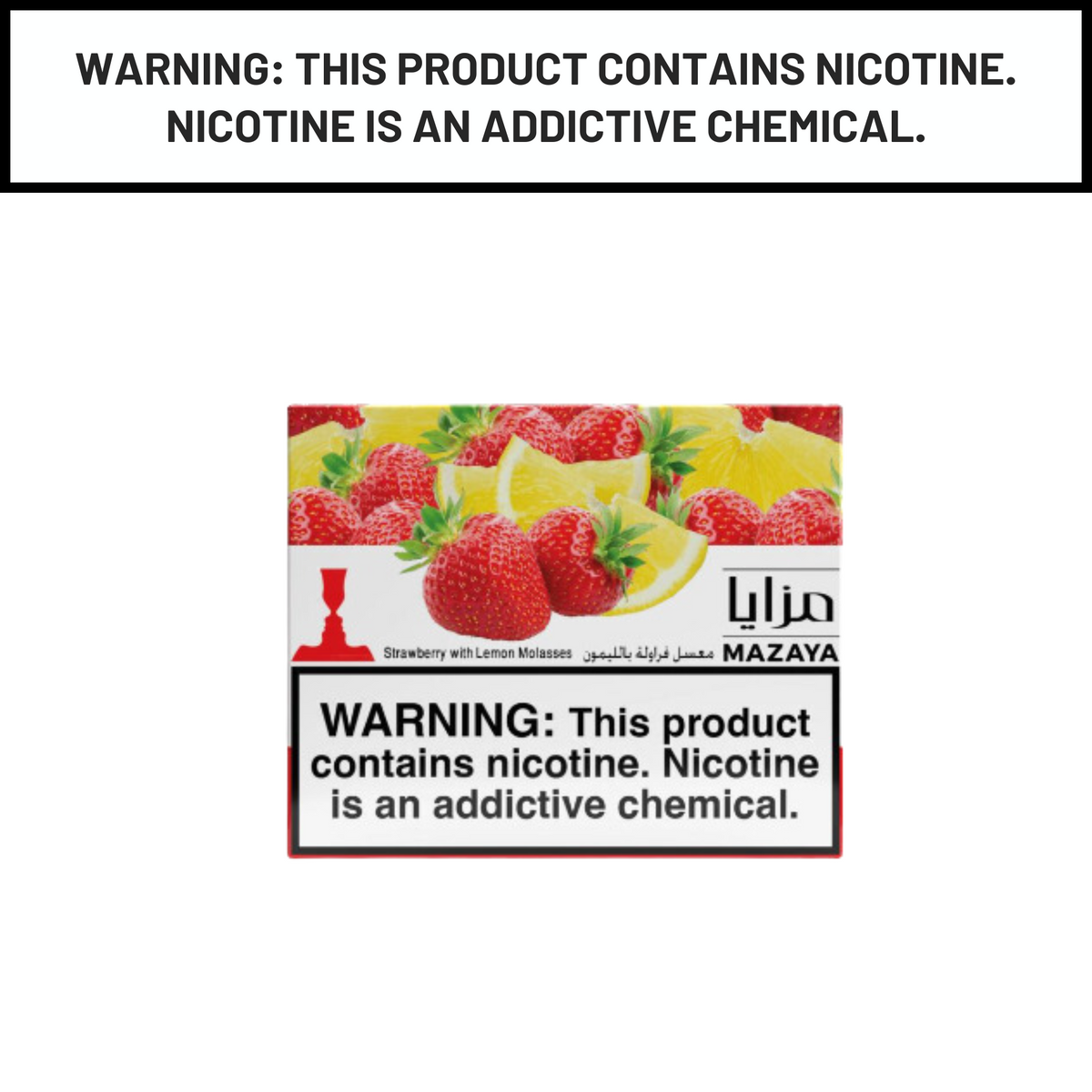 Mazaya Hookah Tobacco Strawberry Lemon 250g