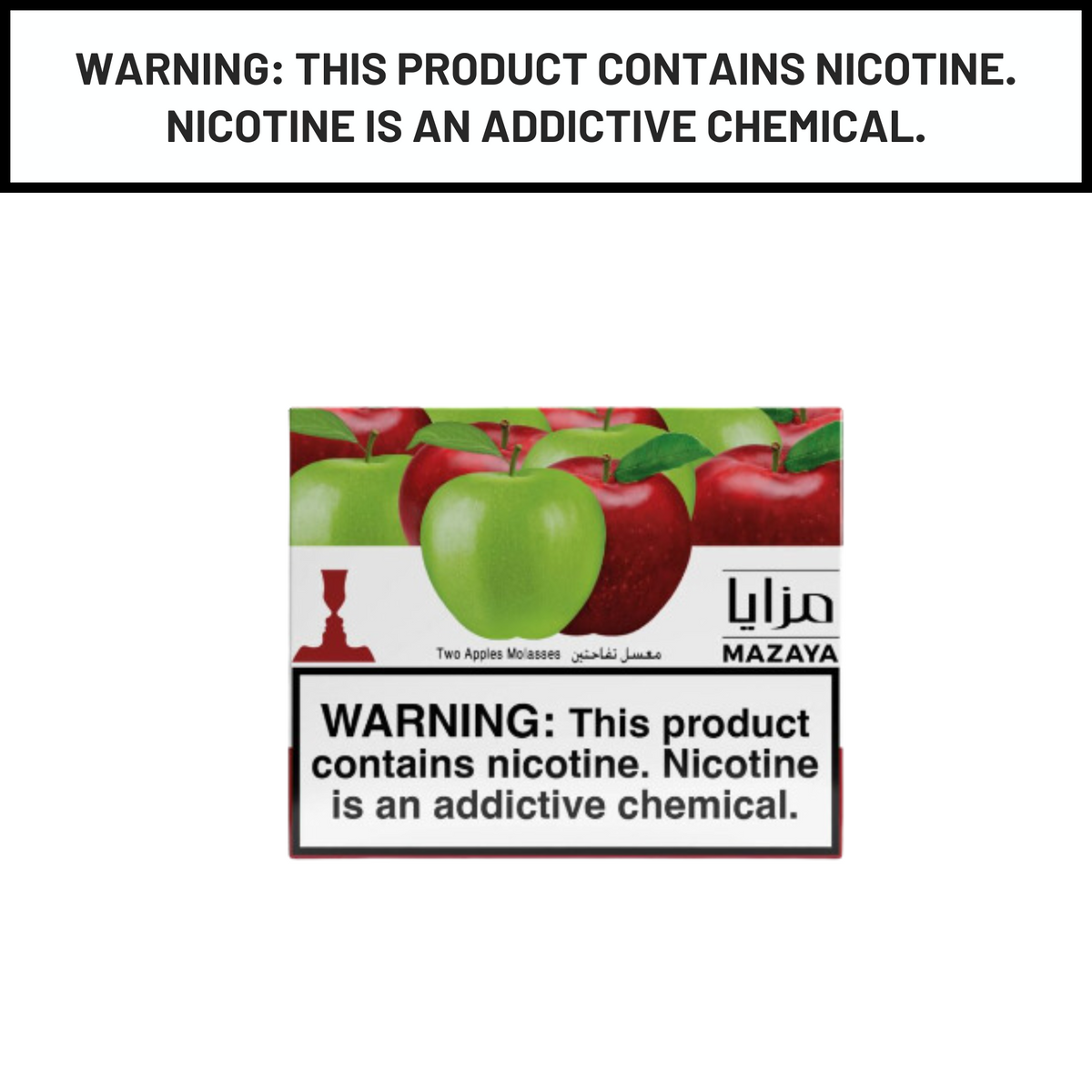 Mazaya Hookah Tobacco Two Apples 1Kg