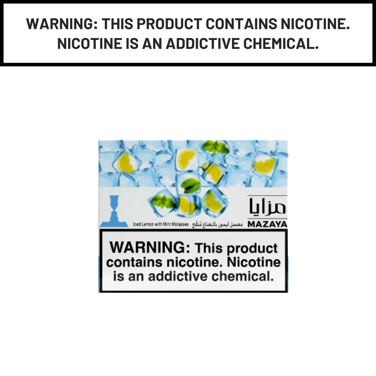 Mazaya Hookah Tobacco Iced Lemon Mint 250g