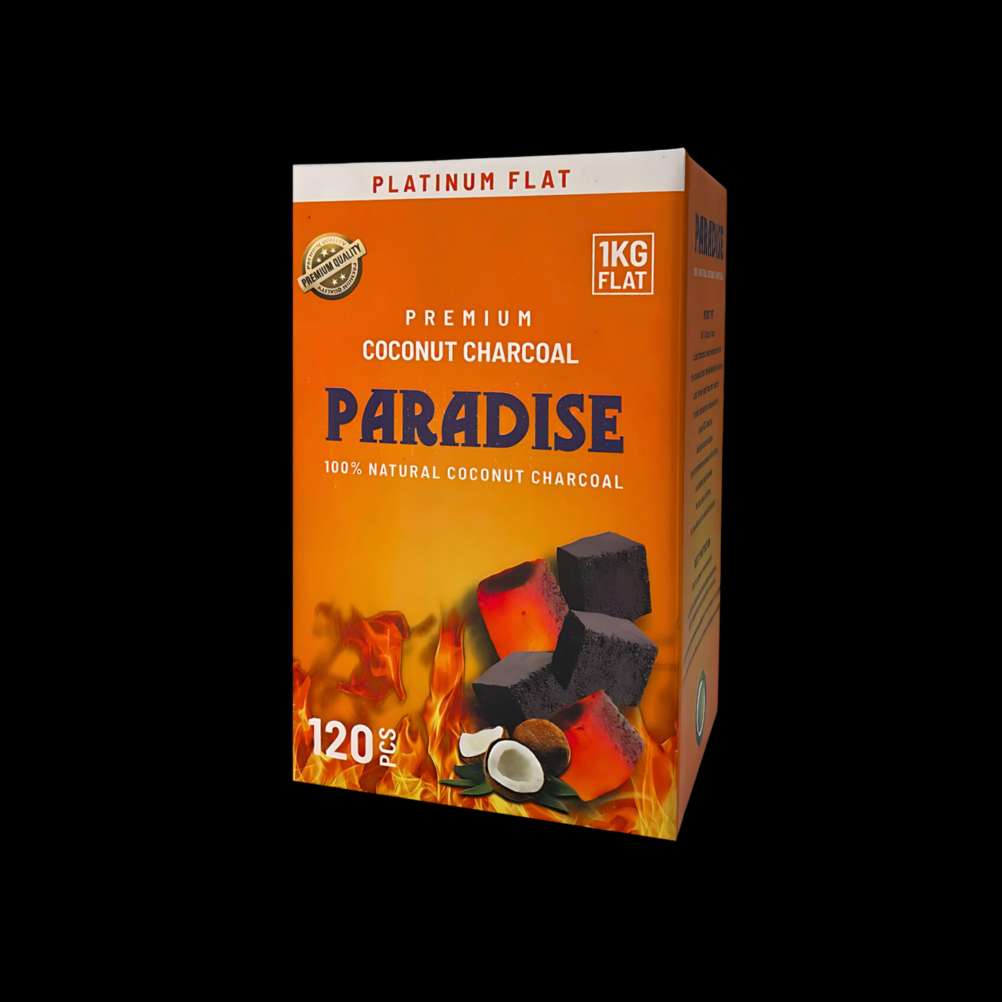 Paradise Coconut Coals | Flats 1kg