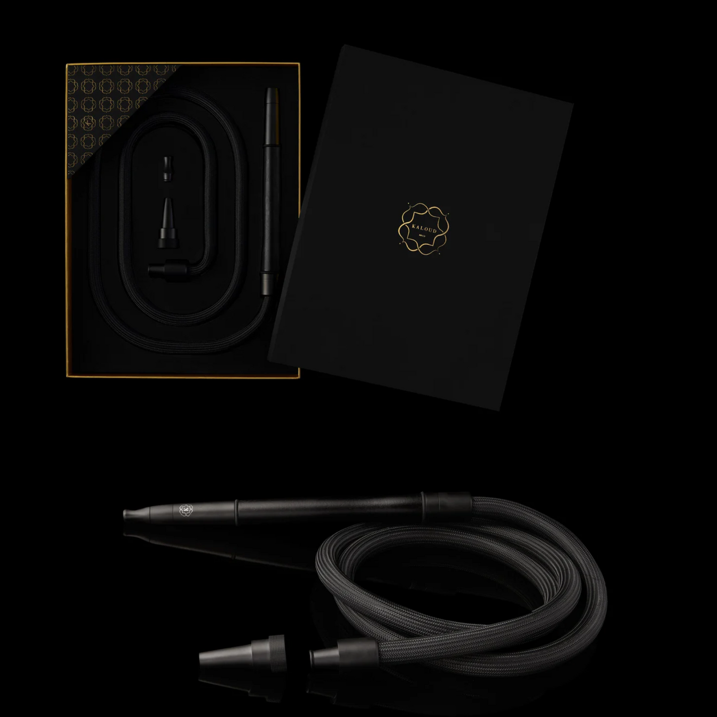 Kaloud Hookah |  Krysalis Eltheria Black: Complete System with Lotus III