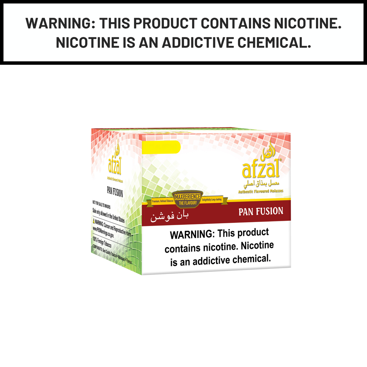 Afzal Hookah Tobacco Pan Fusion 1Kg