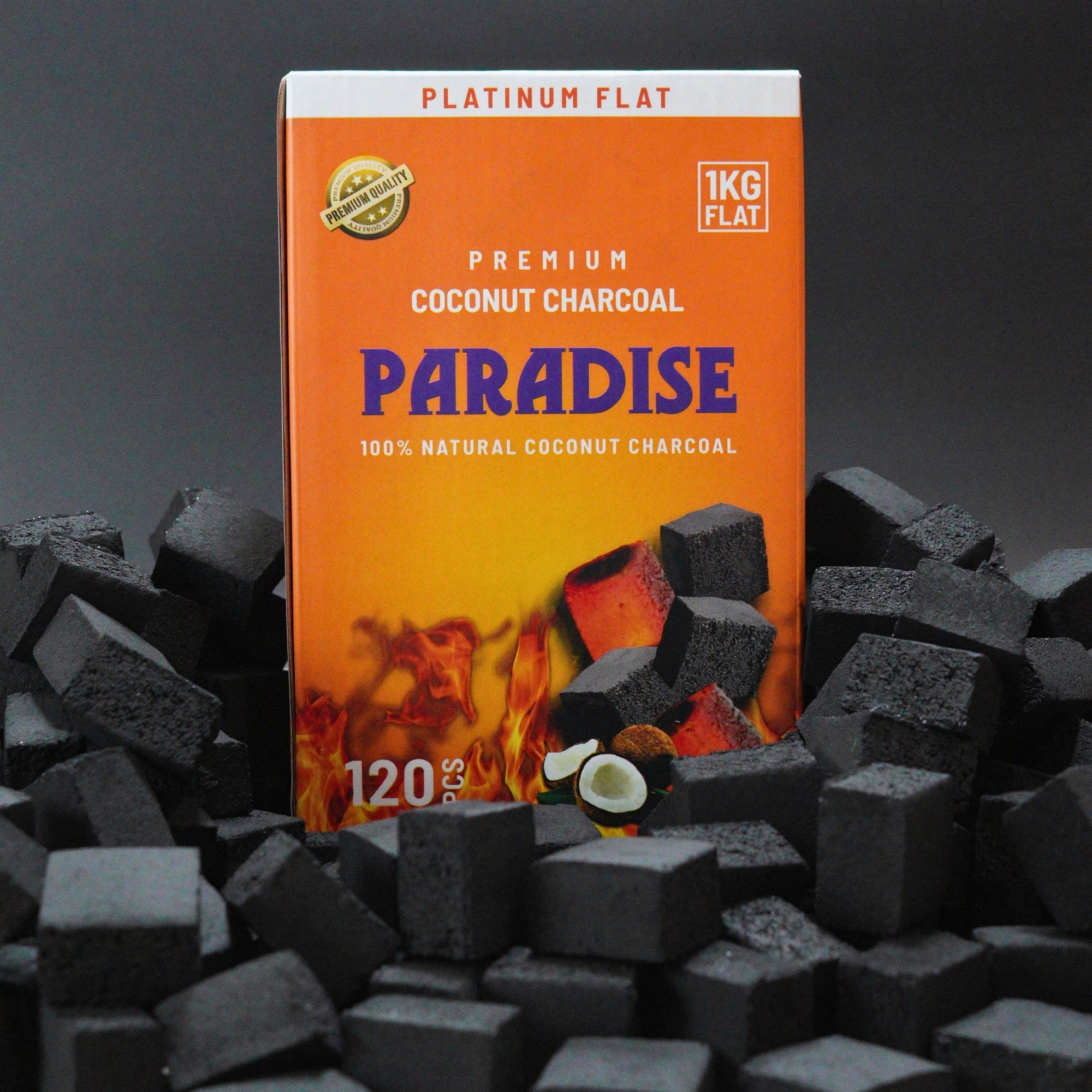 Paradise Coconut Coals | Flats 1kg