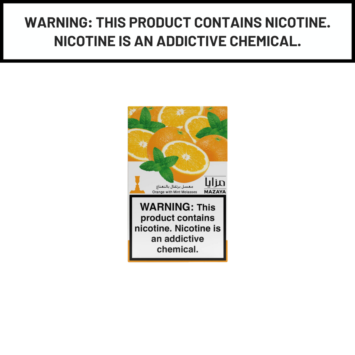 Mazaya Hookah Tobacco Orange Mint 50g