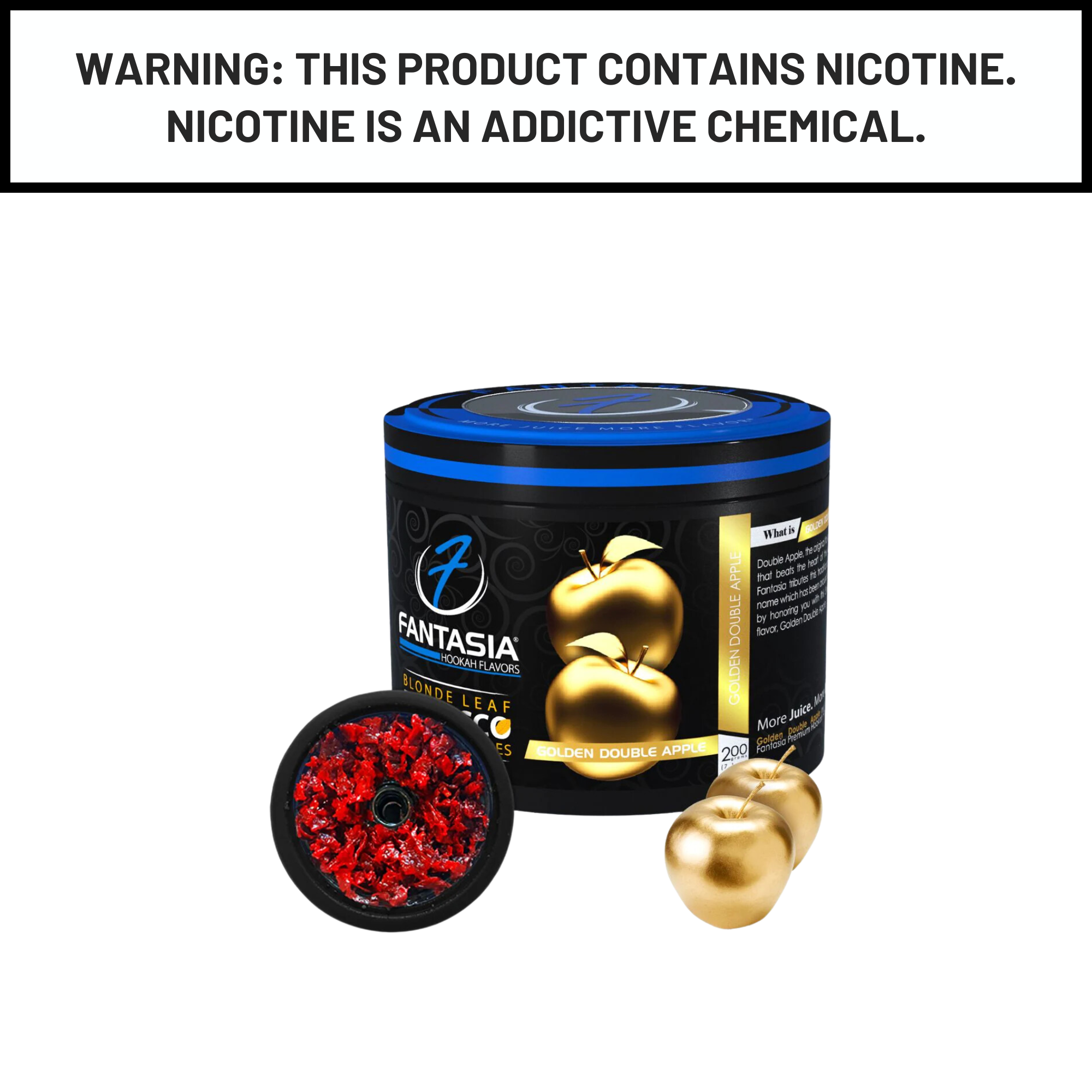 fantasia tobacco Nicotine-Free Hookah, Hookah Shisha Flavors, & Nicotine Free, Fruit Variety Pack, 50-Gram (Pack of 3) F3 : Health & Household Fantasia 50g Hookah Tobacco -