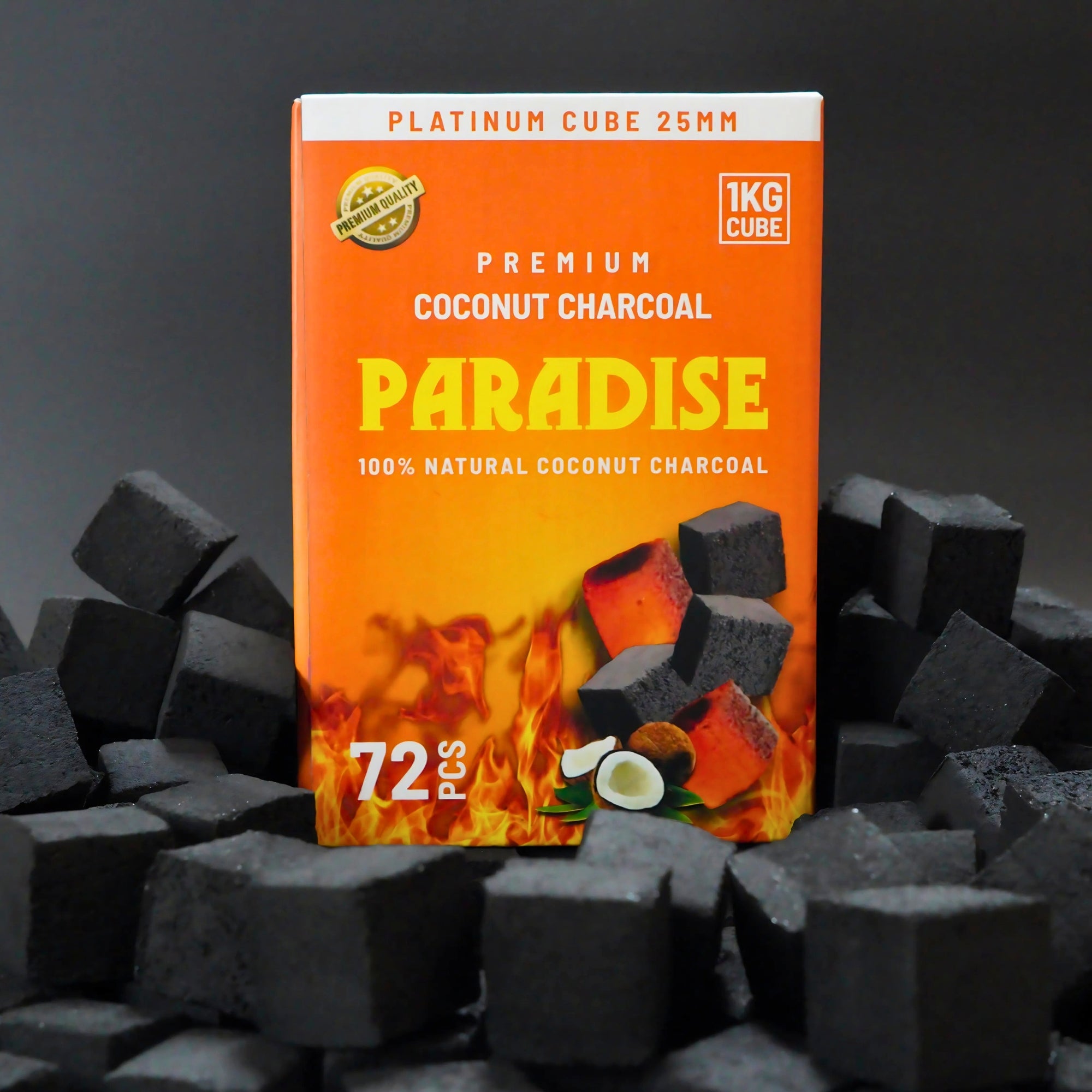 Paradise Coconut Coals | Cubes 1Kg