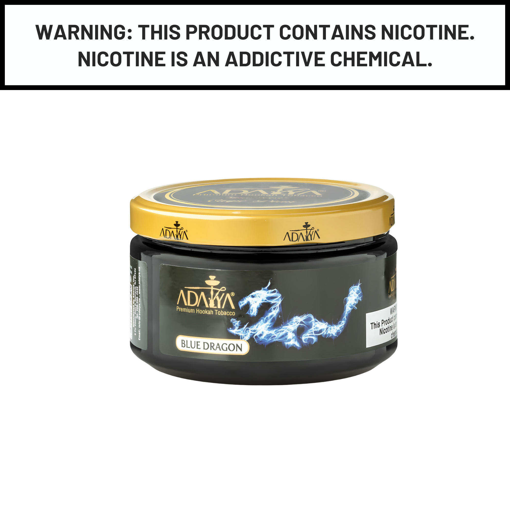 Adalya 250g Blue Dragon Shisha Hookah Tobacco Flavors