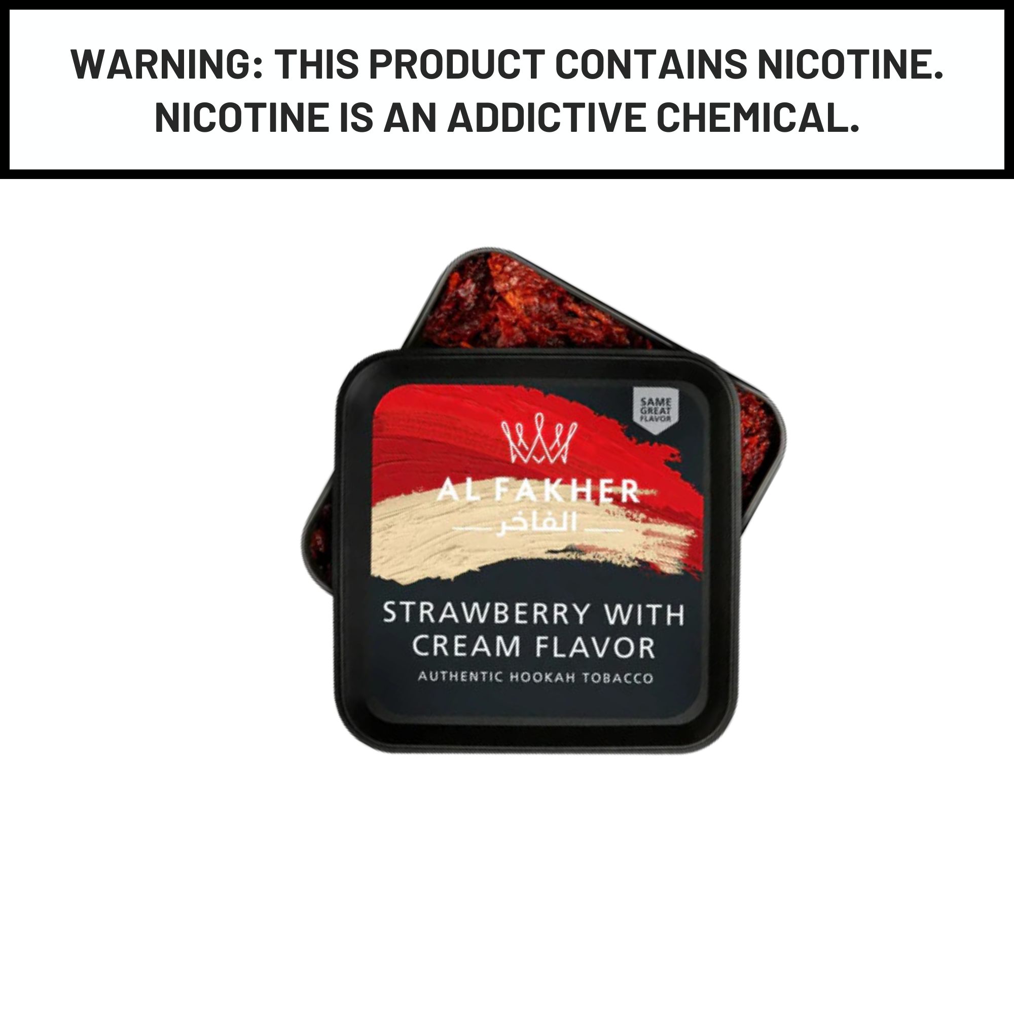 Al Fakher 250g Strawberry Cream Shisha Hookah Tobacco Flavors