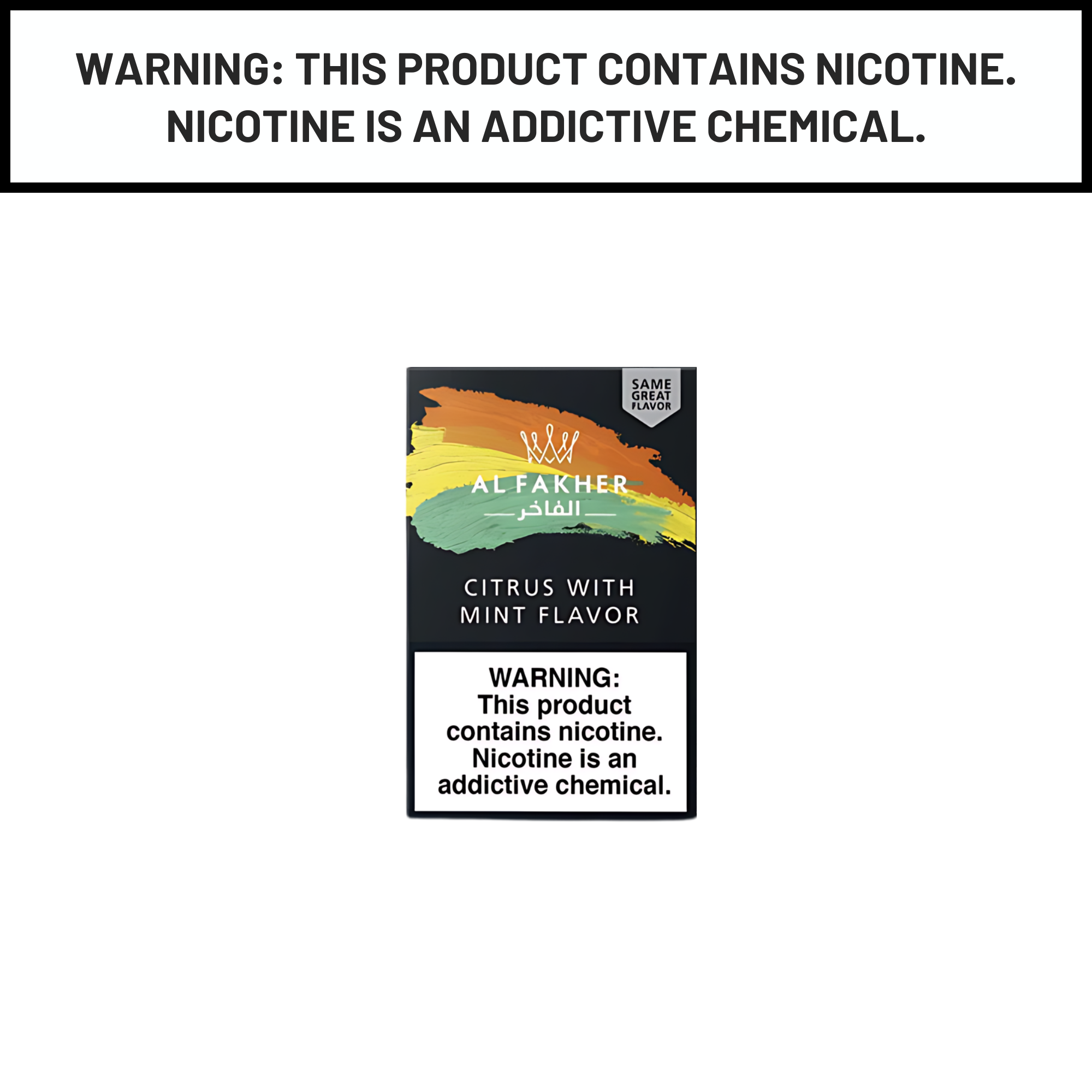 Al Fakher 50g Citrus Mint  Shisha Hookah Tobacco Flavors