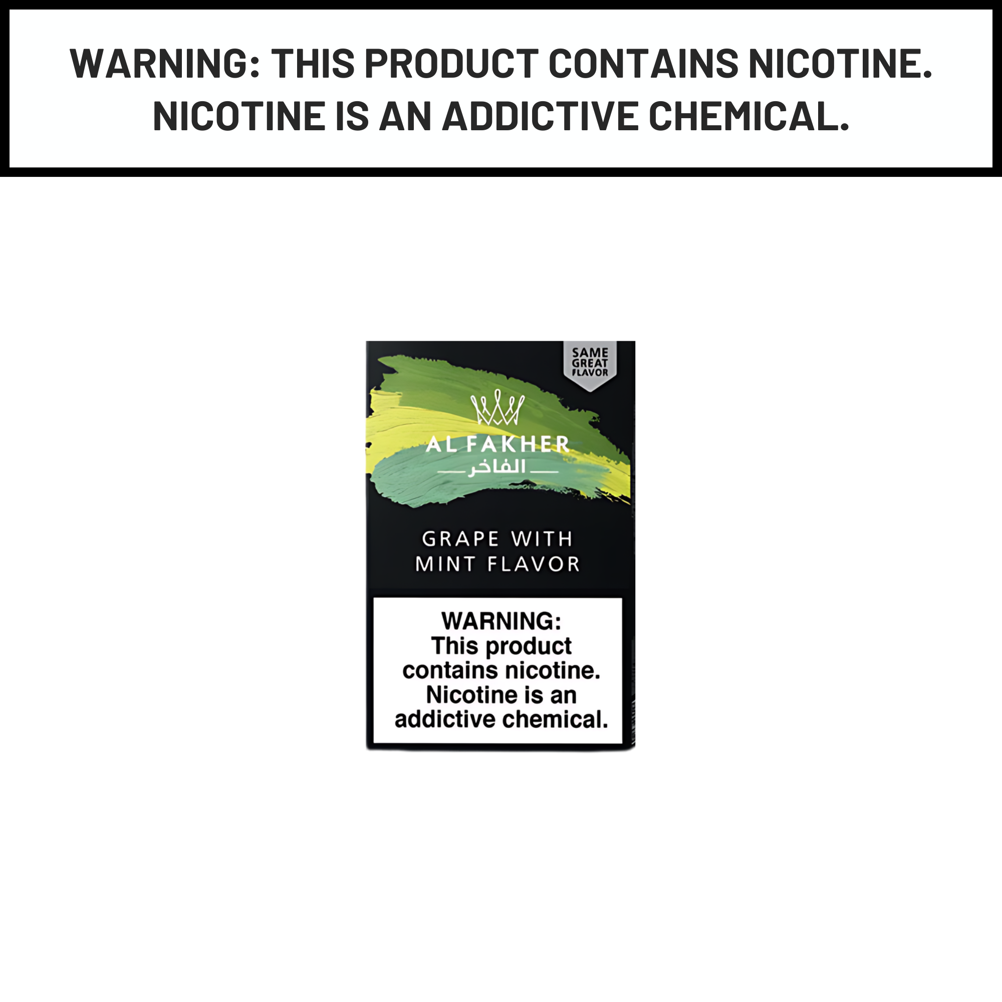 Al Fakher 50g Grape Mint Shisha Hookah Tobacco Flavors